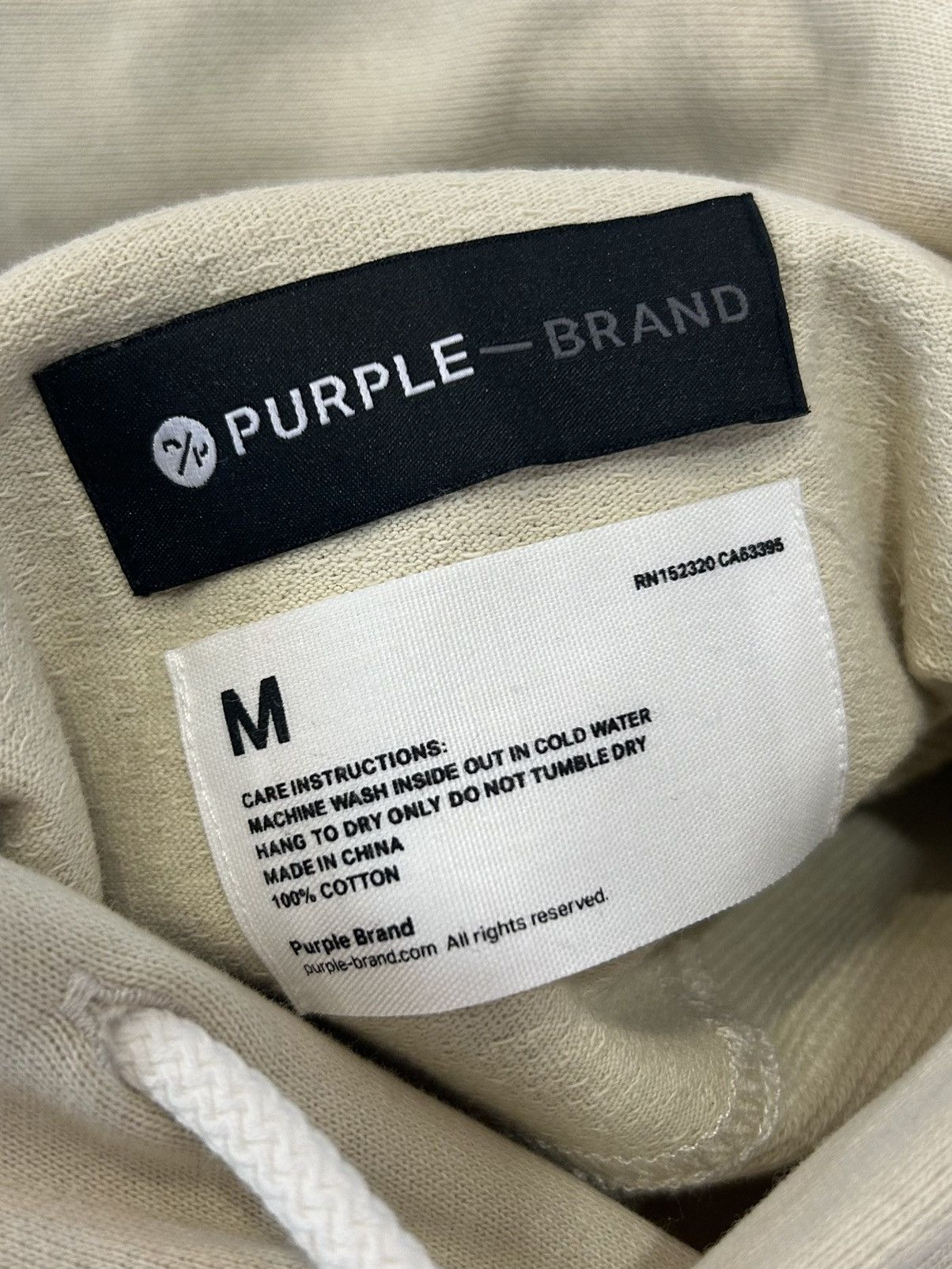 Purple Brand Purple Brand French Terry Stencil Logo Hoodie Size US M / EU 48-50 / 2 - 5 Thumbnail