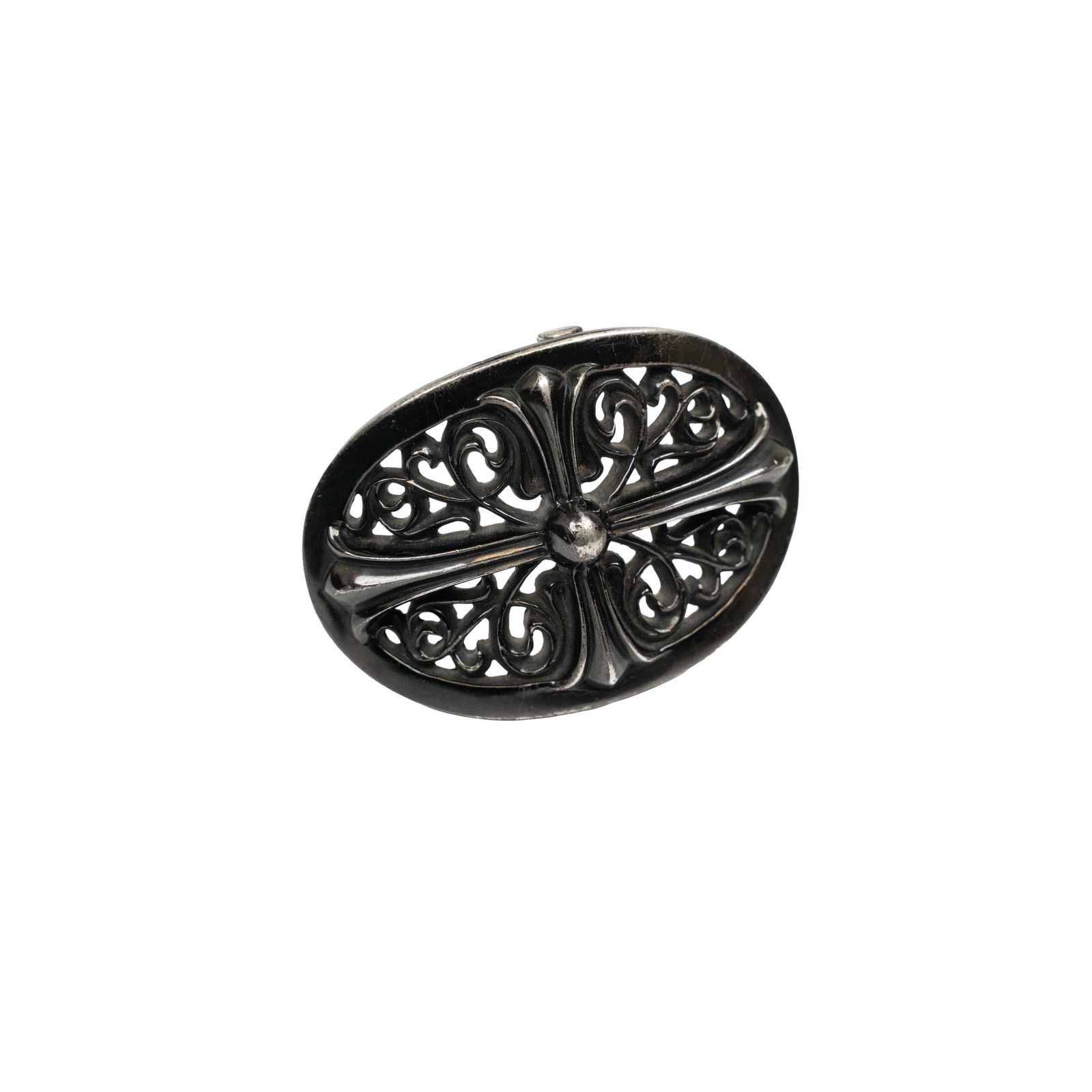 Chrome Hearts Black Rhodium Oval Belt Buckle Size ONE SIZE - 1 Thumbnail