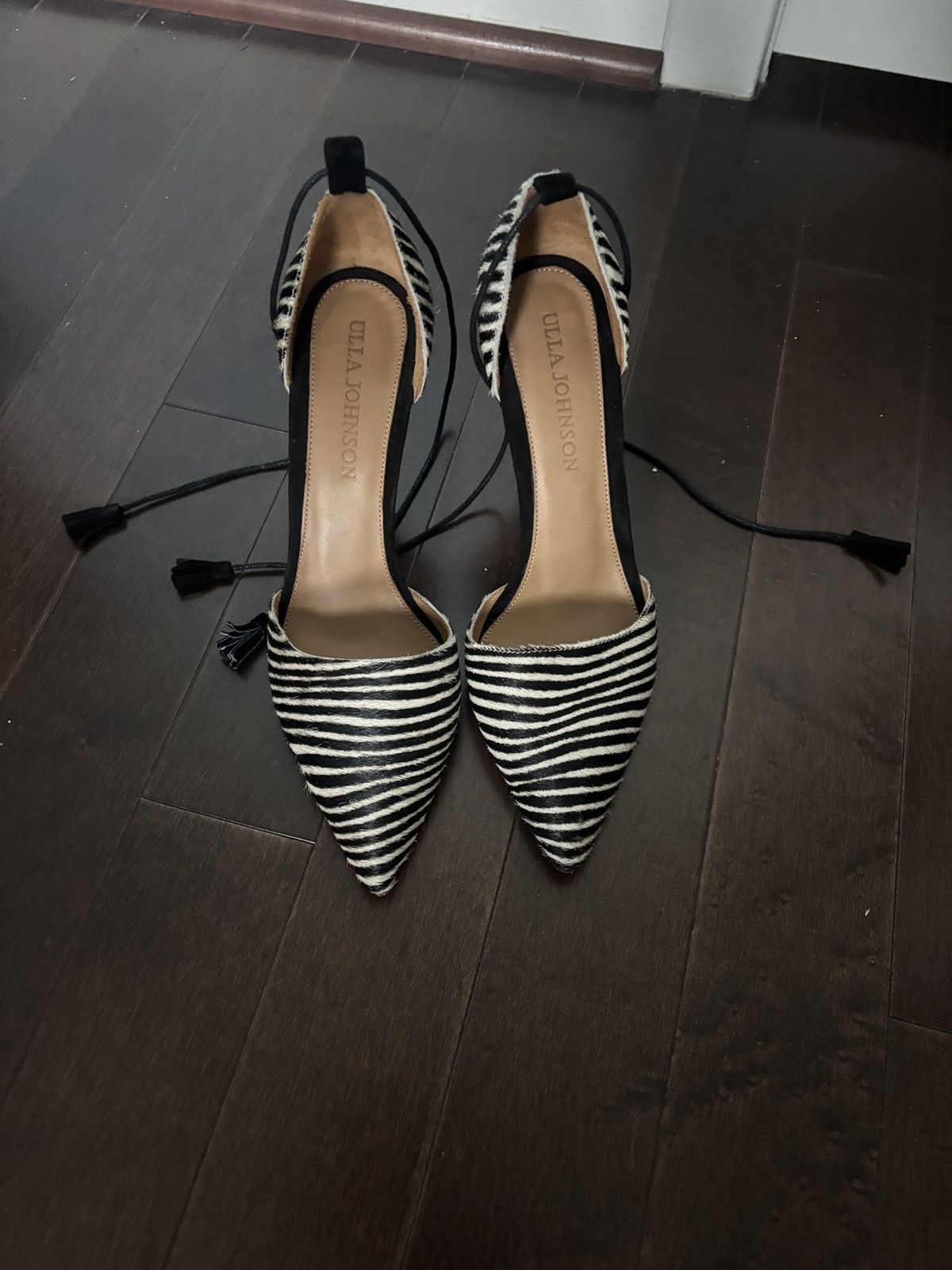 Ulla Johnson Vintage Ulla Johnson Kiki D'Orsay Heels in Zebra Calf Hair Size US 6 / IT 36 - 1 Thumbnail
