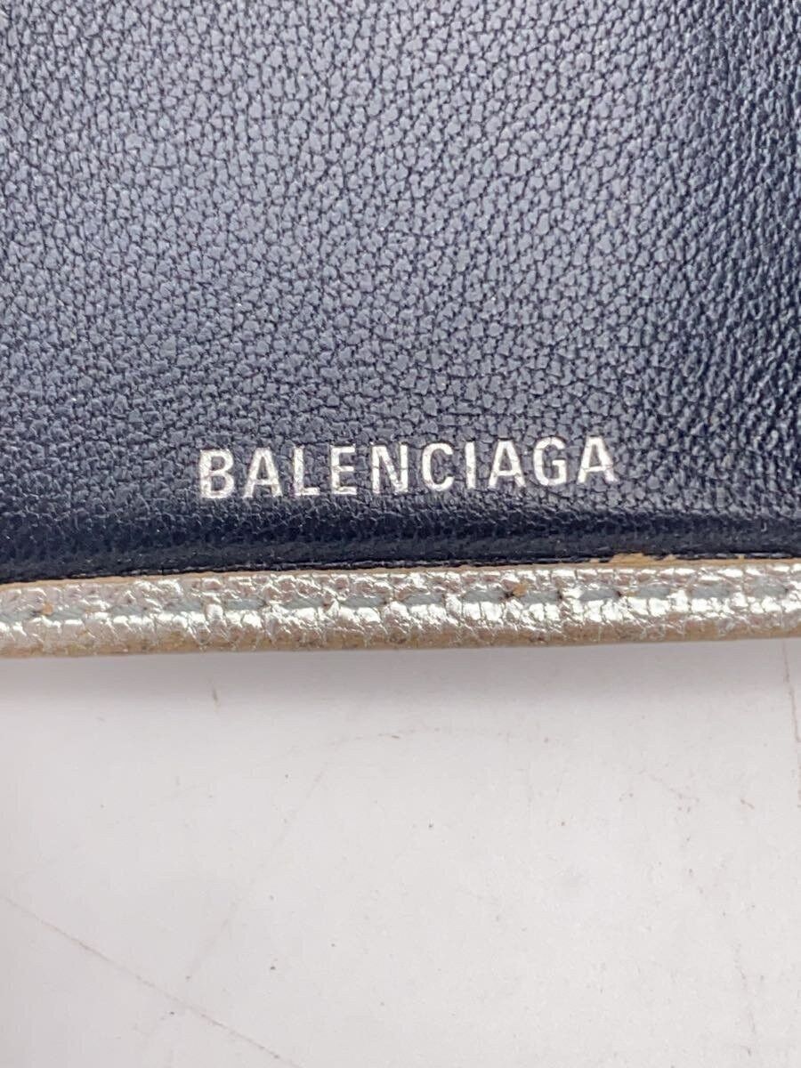 Balenciaga Balenciaga Leather Tri-Fold Wallet Khaki Size ONE SIZE - 3 Thumbnail