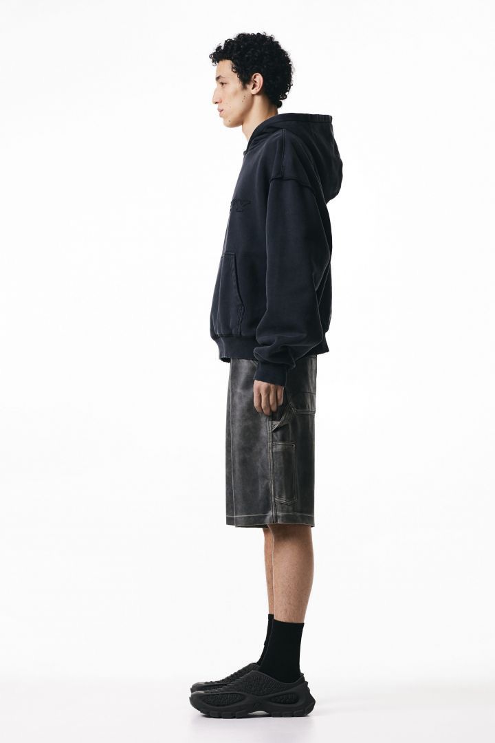 H&M × Heron Preston RARE H&M Heron Preston H2 Leather Shorts