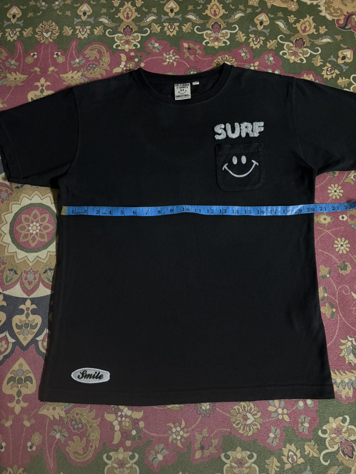 Other Smiley Face Single Pocket Surf Style Tee Size US M / EU 48-50 / 2 - 9 Thumbnail