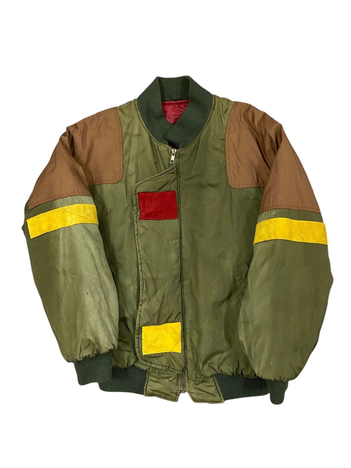 Vintage Vtg 70s Bomber Jacket Size US M / EU 48-50 / 2 - 1 Thumbnail