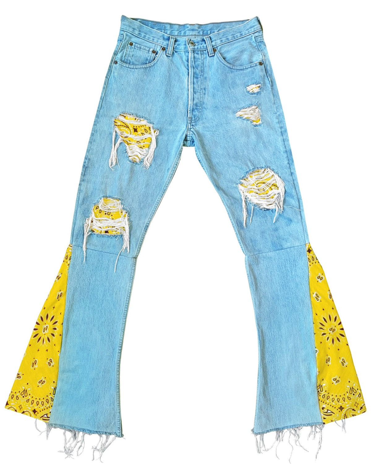 ACTIVIST PARIS PAISLEY BANDANA LEVIS DENIM PANTS