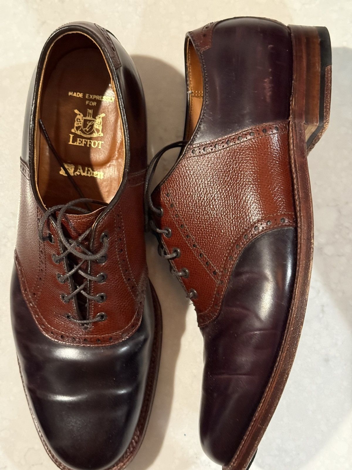 Alden Alden 89920 Saddle Shoe Size US 11 / EU 44 - 6 Thumbnail