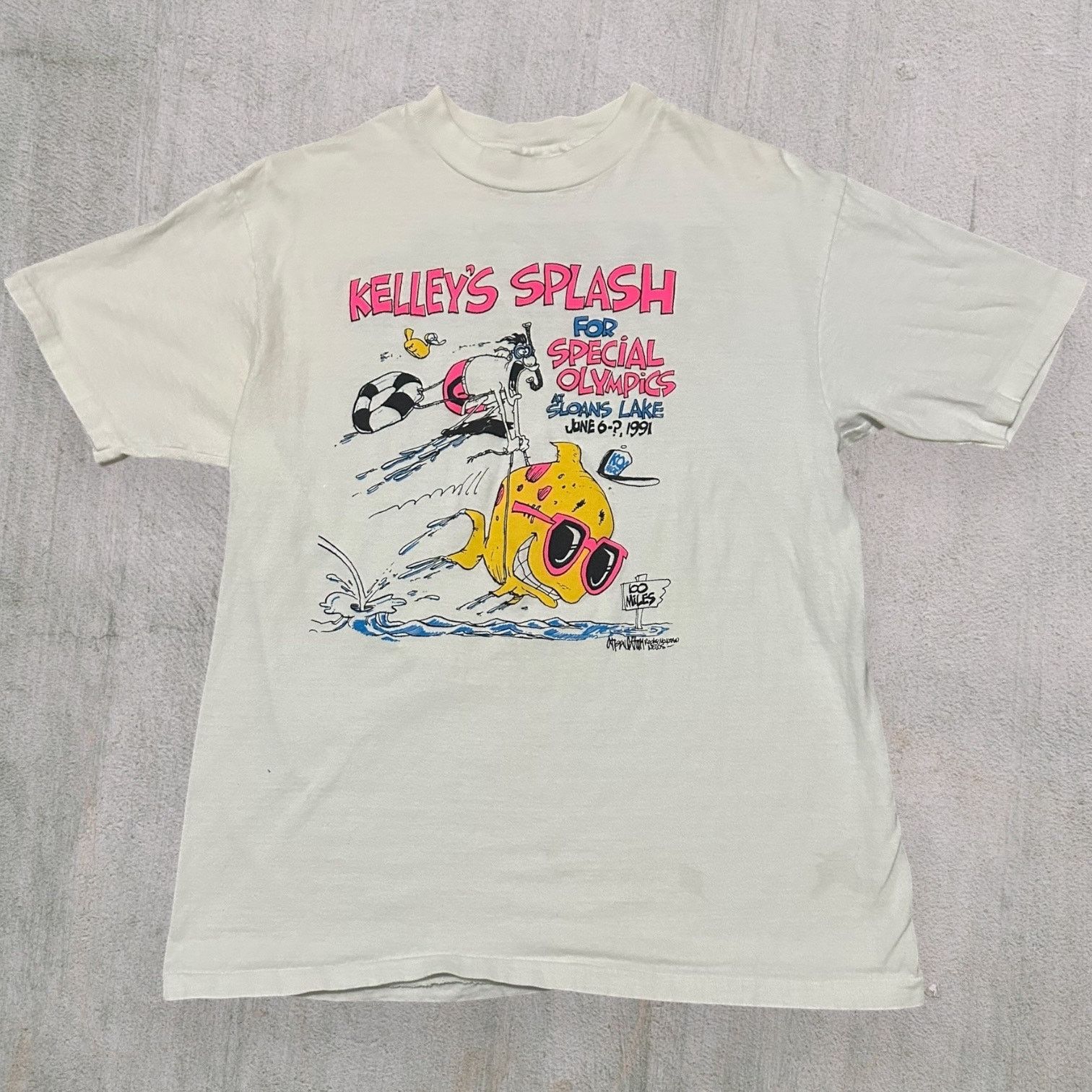 Hanes Special Olympics 1991 single stitch Size US L / EU 52-54 / 3 - 1 Thumbnail