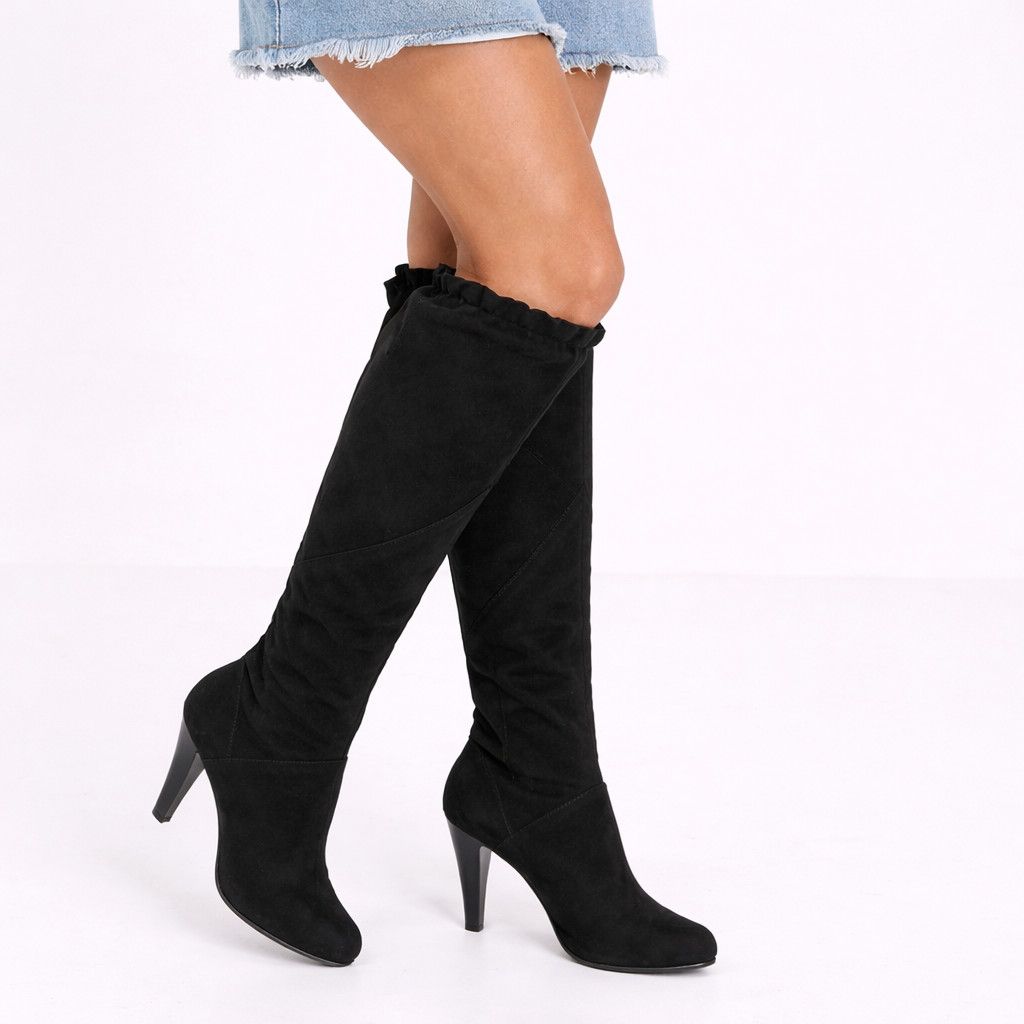 Michael Kors MICHAEL Michael Kors Olivia Tall Suede Boot Size US 6 / IT 36 - 1 Thumbnail