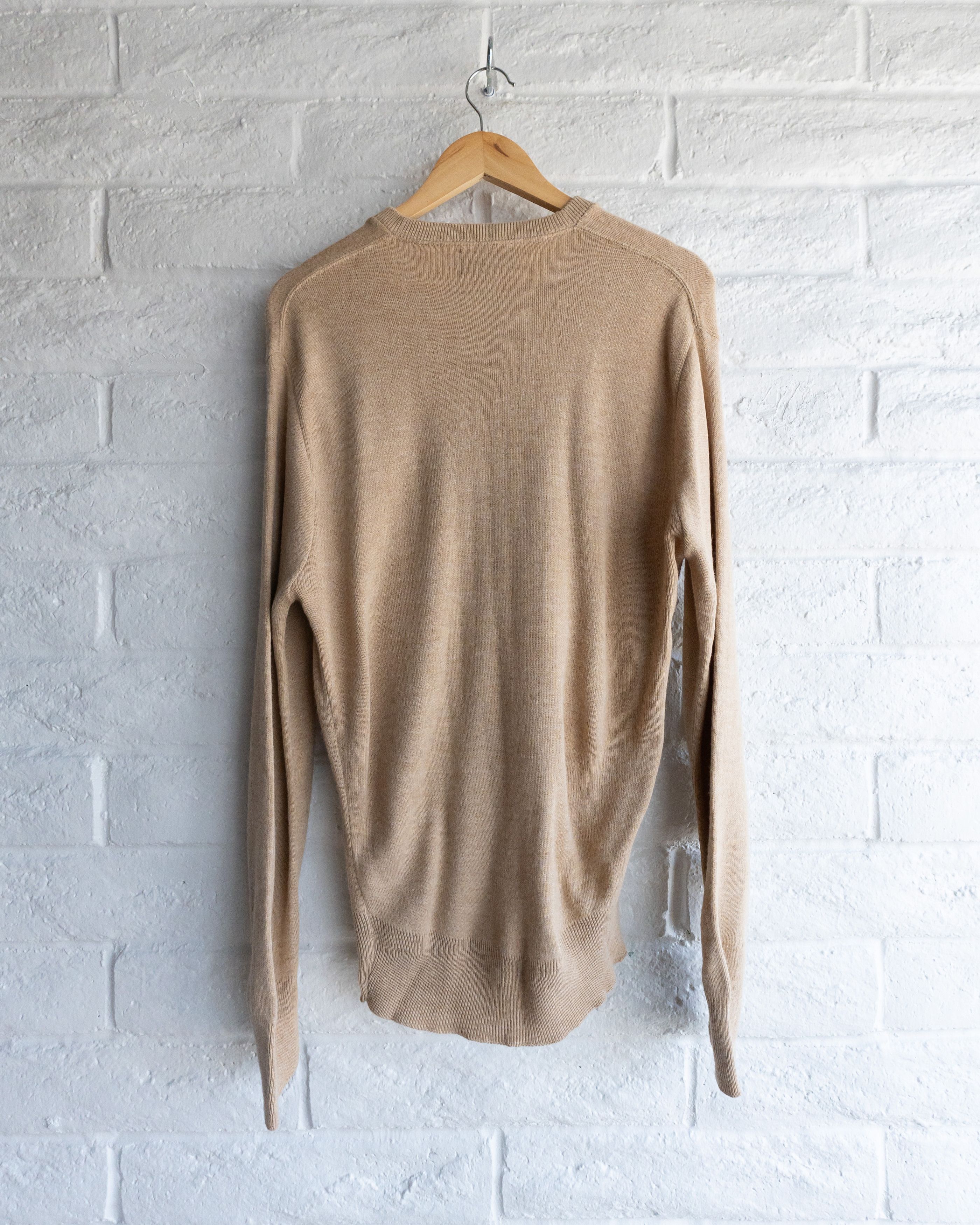 Vintage Vintage 1980s Puritan Tan Beige Sweater V Neck Men's L Size US L / EU 52-54 / 3 - 5 Thumbnail