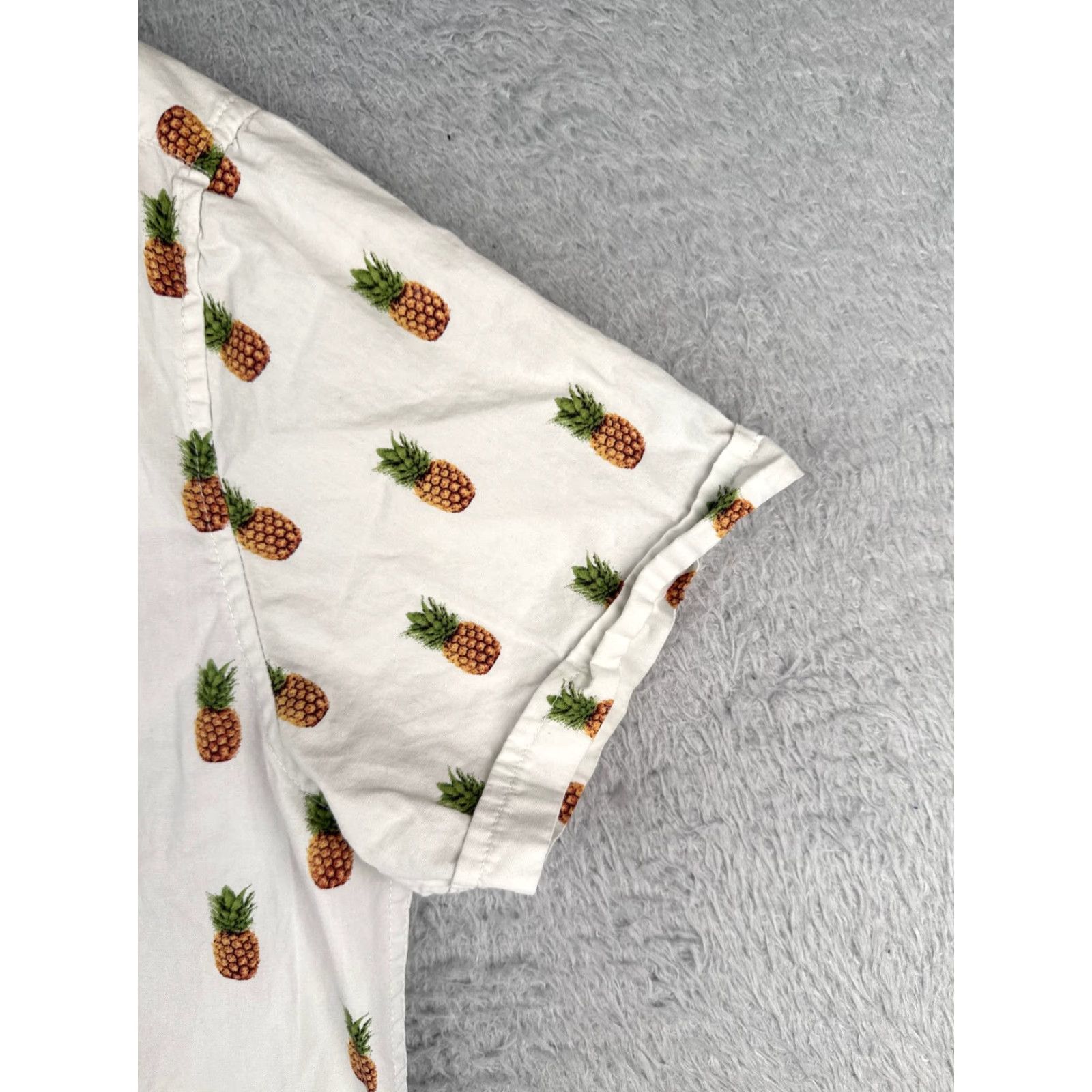 Vintage Denim & Flower Ricky Singh Shirt Men Medium White Floral Hawaiian Slim Denim & Flower Ricky Singh Shirt Mens Medium White Floral Hawaiian Slim Size US M / EU 48-50 / 2 - 2 Thumbnail