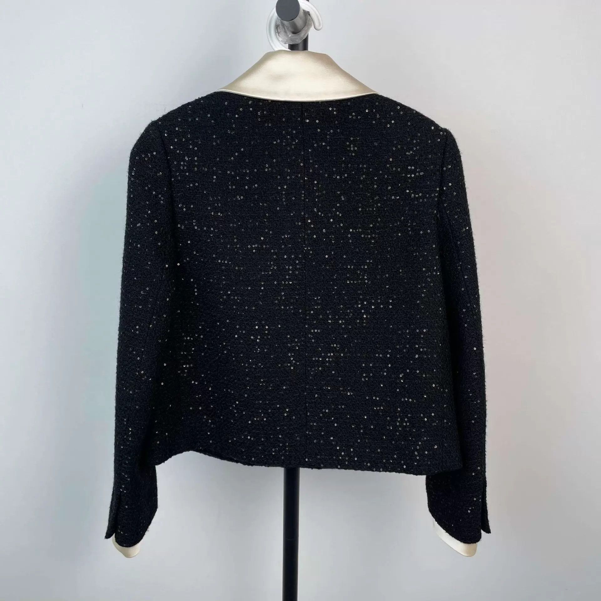 Miu Miu MIU MIU women's black 95 new sequin jacket size 36 Size XS / US 0-2 / IT 36-38 - 2 Thumbnail
