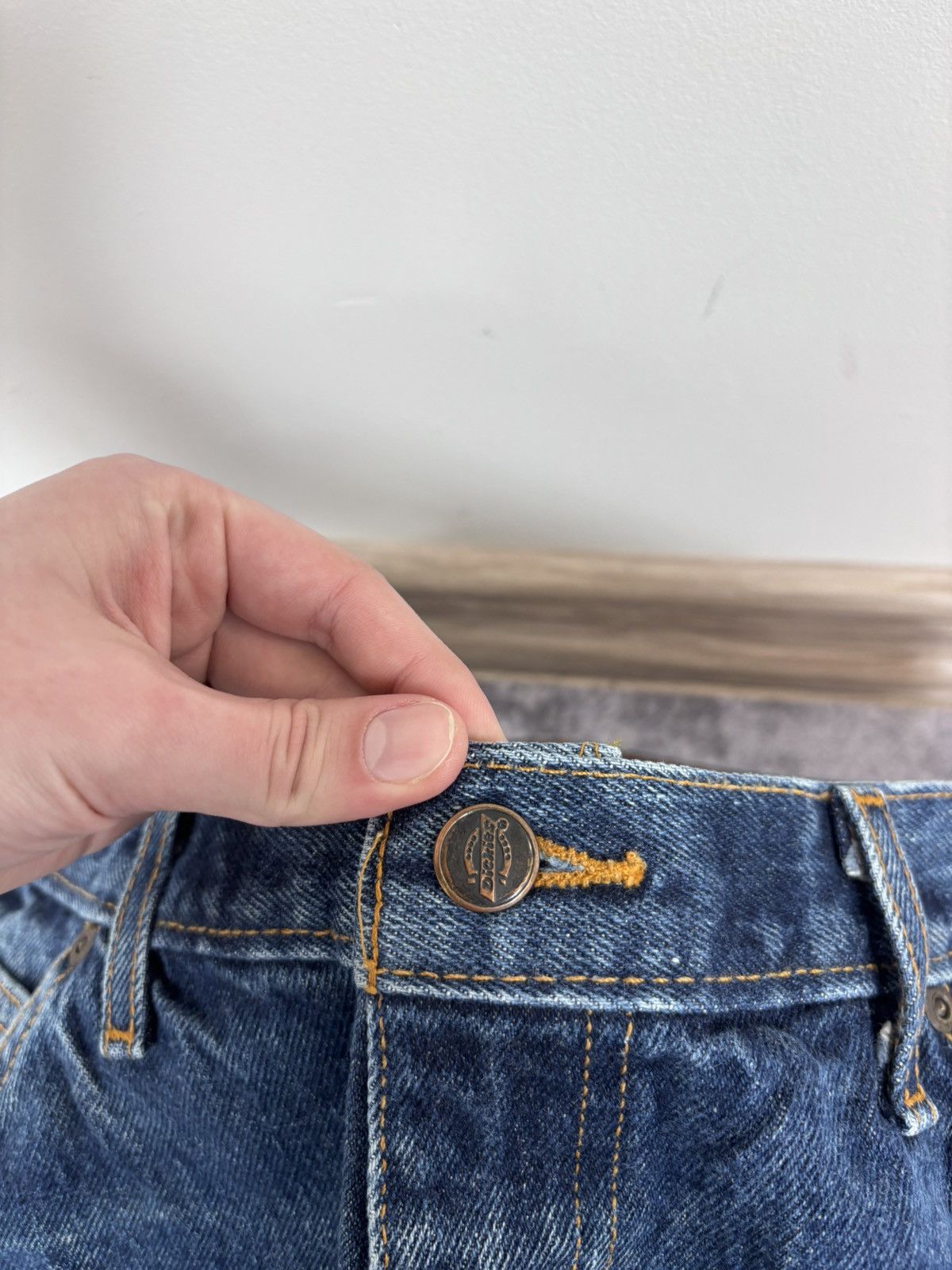 Dickies Vintage Dickies Work Faded Blue Denim Jeans 9393 RNB Size US 36 / EU 52 - 19 Thumbnail