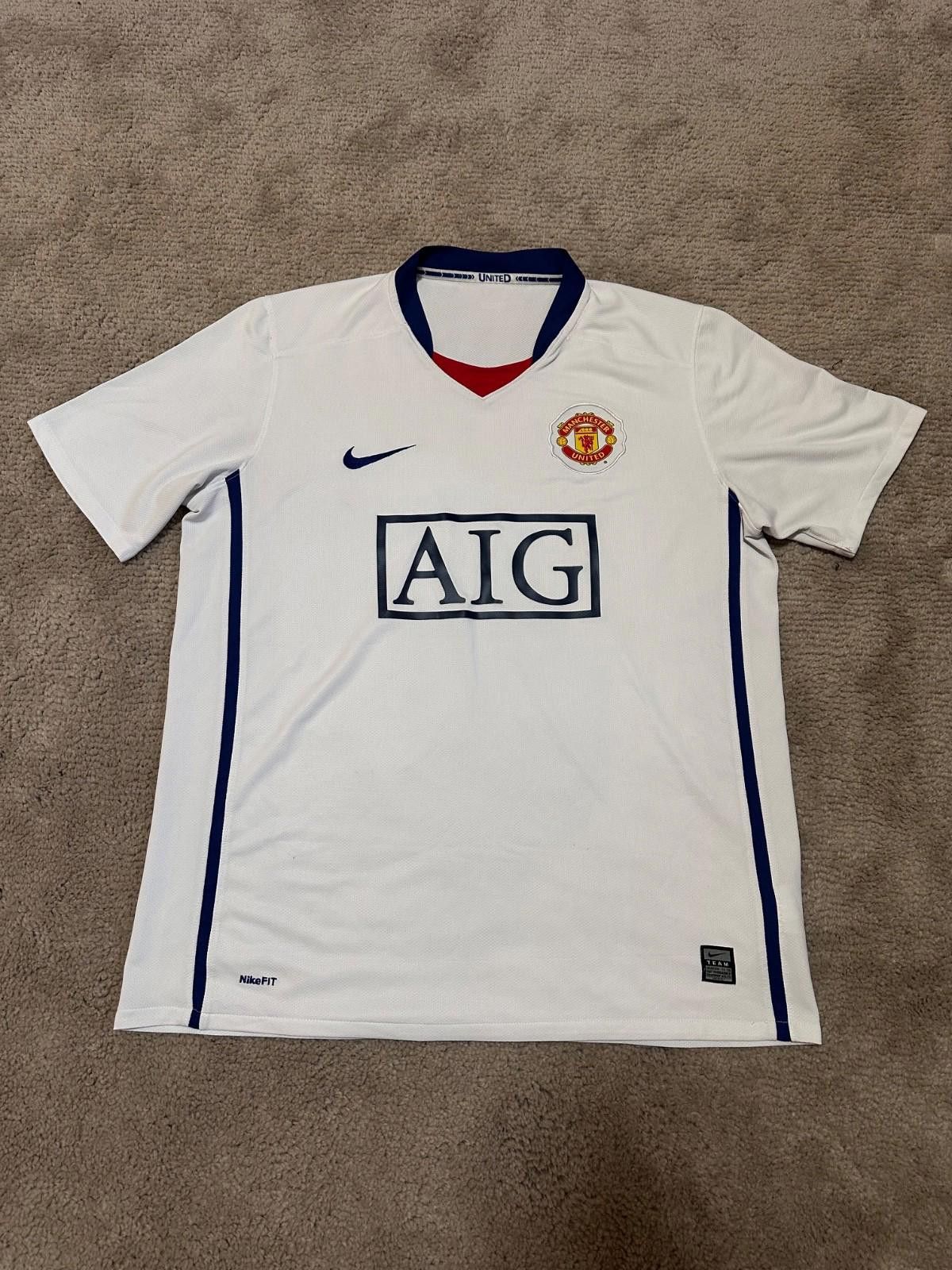 MANCHESTER UNITED 2008/2009 AWAY FOOTBALL SHIRTJERSEY