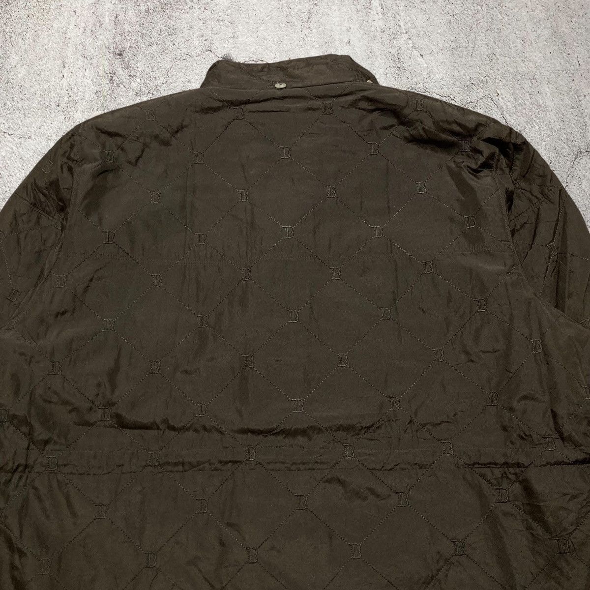Balmain Balmain Paris Monogram Quilted Jacket Dark Brown Luxury Size US XXL / EU 58 / 5 - 11 Thumbnail