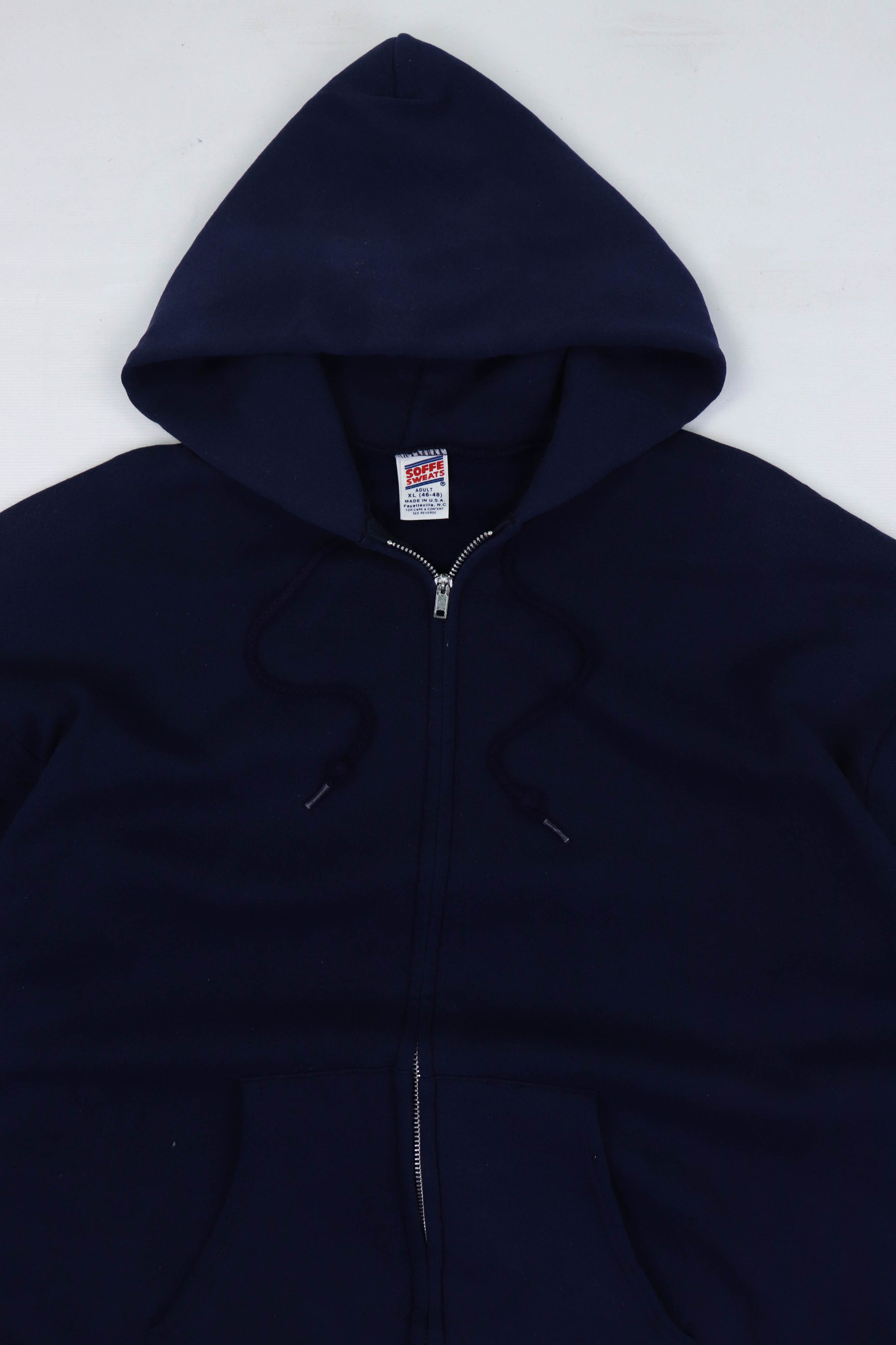 Soffe 70-80s Vintage Made in U.S.A. Soffe Sweats Zip Hoodie Size US XL / EU 56 / 4 - 3 Thumbnail