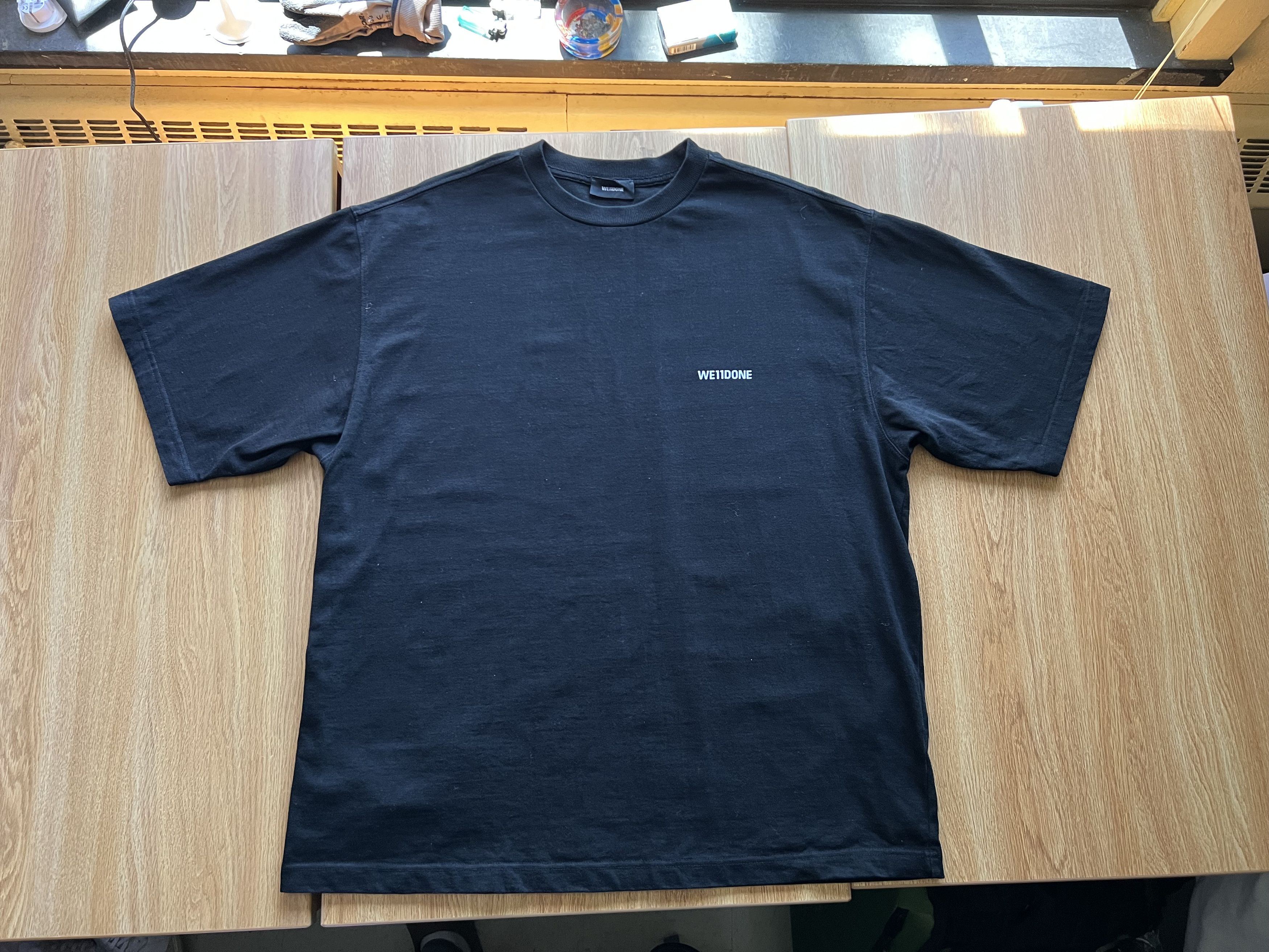 WE11DONE We11done Horror Graphic Oversized T-Shirt - Size S Fits M/L Size US S / EU 44-46 / 1 - 2 Thumbnail