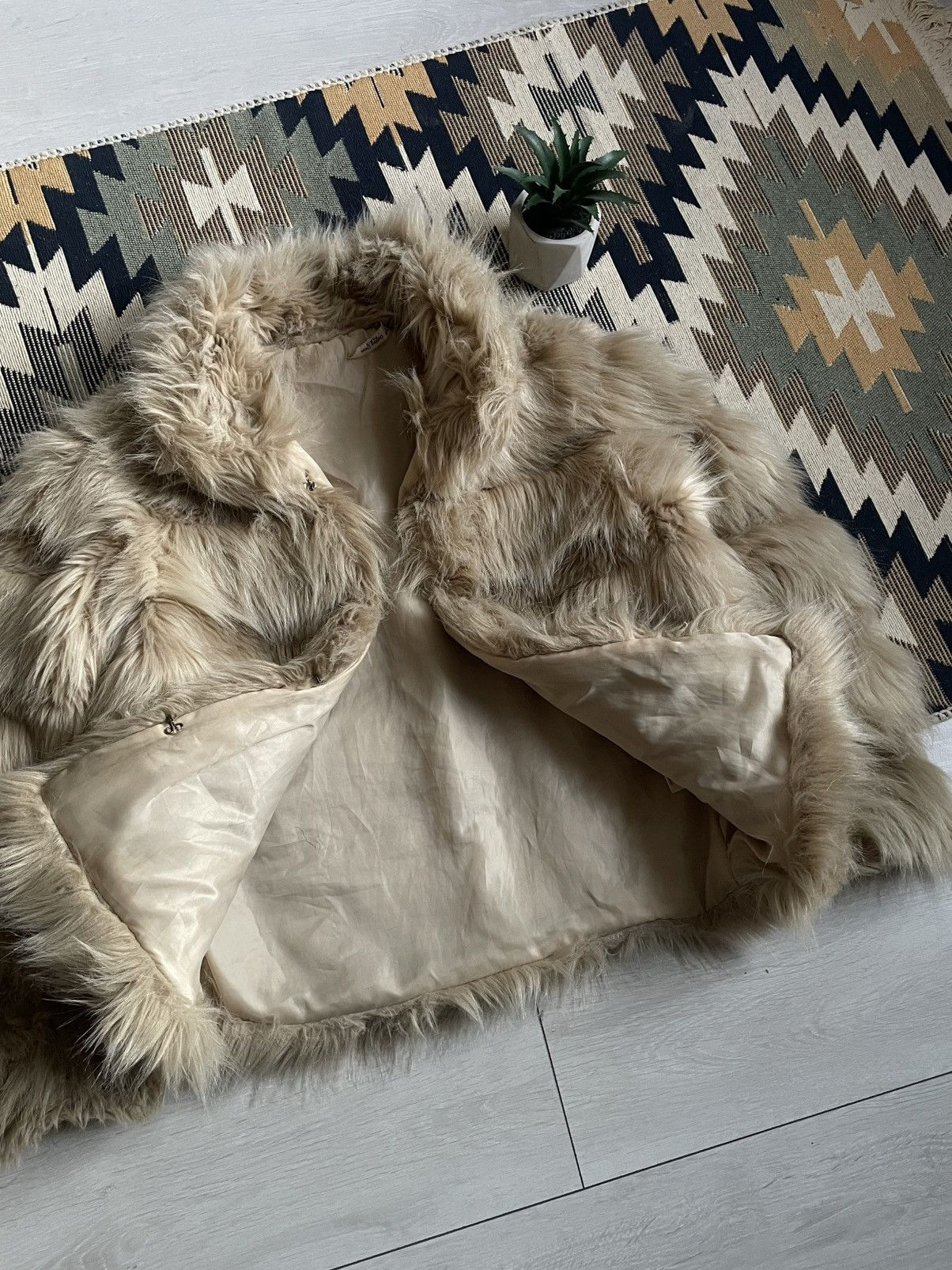 Vintage Vintage Y2K GD Paris Faux Fur Jacket Size S / US 4 / IT 40 - 7 Thumbnail