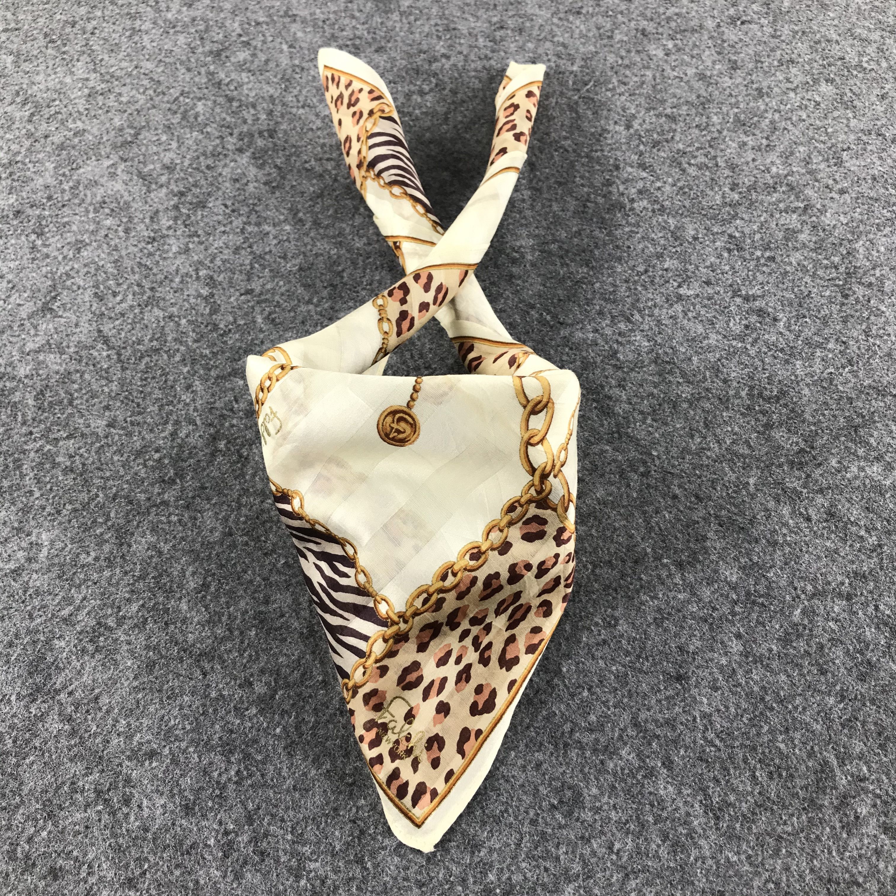 image of Vintage Carlos Falchi Handkerchief Neckerchief Bandana H268, Men's