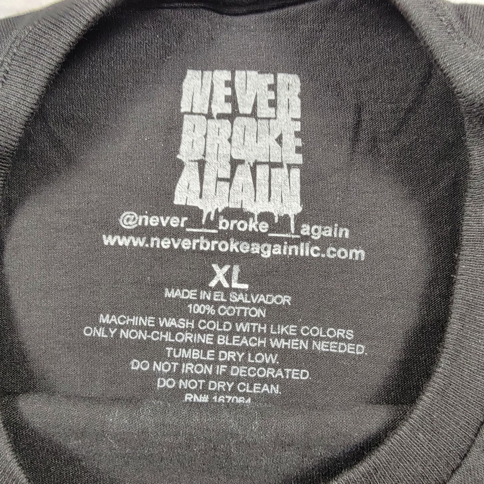 NBA Young Boy Never Broke Again Gunslinger Tshirt Black Sz XL Size US L / EU 52-54 / 3 - 3 Thumbnail