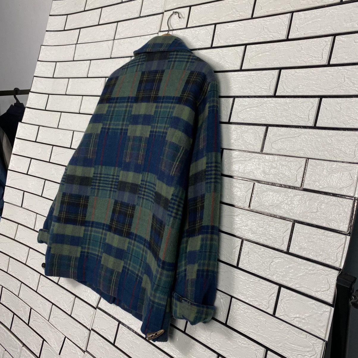 Issey Miyake 📌Vintage Wool Jacket Tartan Design Milano Sports Size US M / EU 48-50 / 2 - 11 Thumbnail
