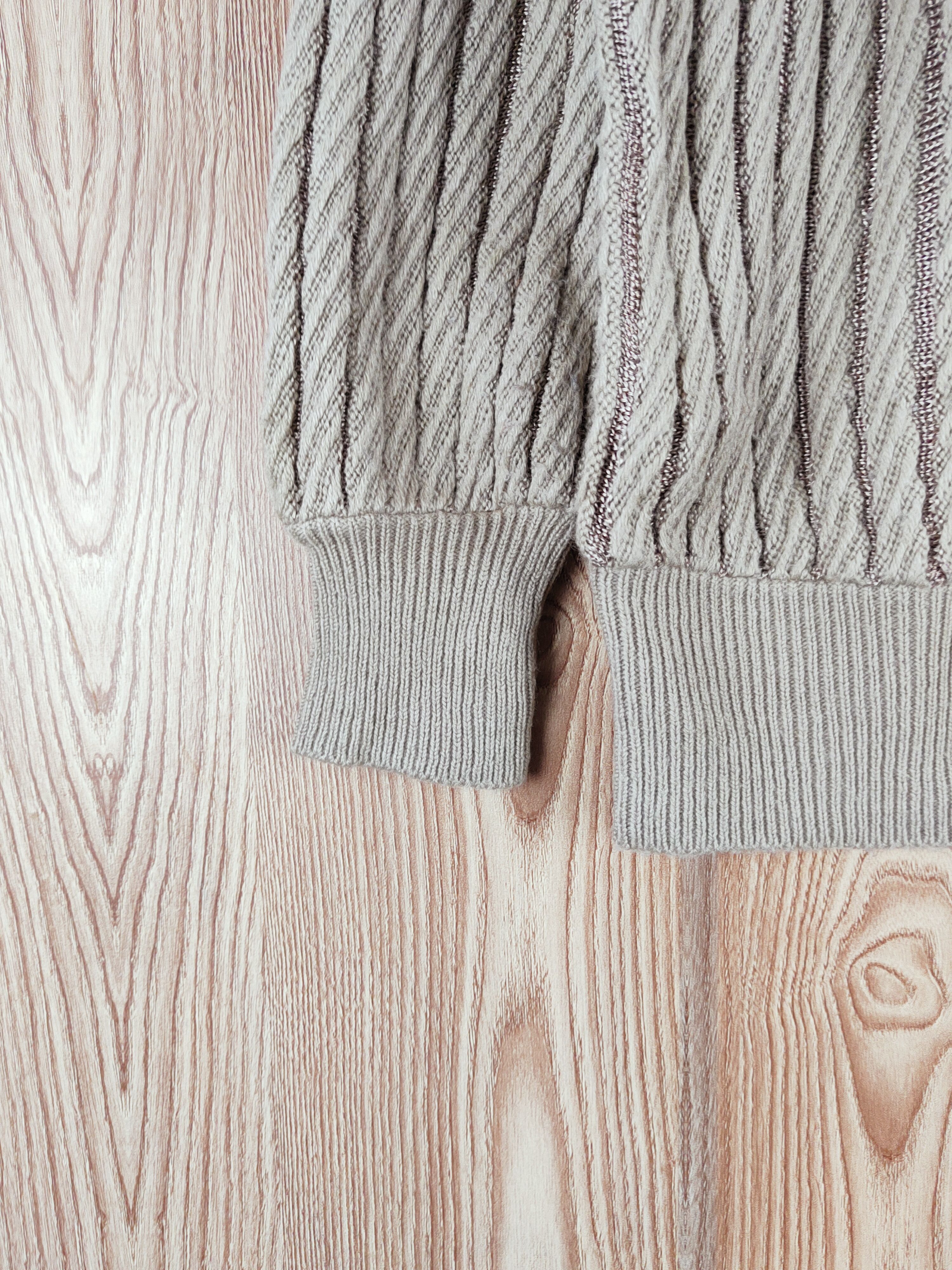 Japanese Brand Varcuse Brown Knitwear Cardigan #W345 Size S / US 4 / IT 40 - 4 Thumbnail