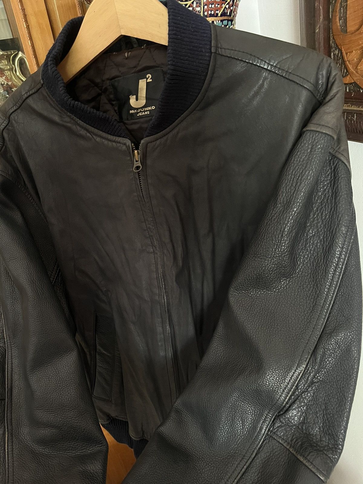 Mr. Junko Mr Junko by Junko Koshino Big J² Boomber Leather Jacket Size US L / EU 52-54 / 3 - 7 Thumbnail