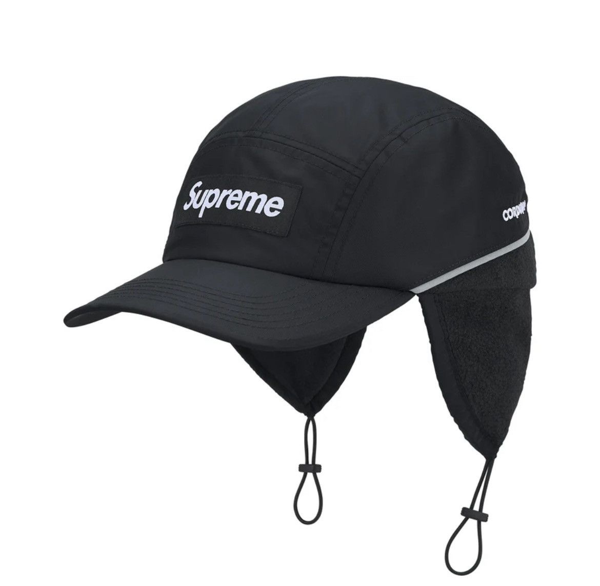 Supreme Leopard Polar Fleece Earflap Camp Cap | Grailed