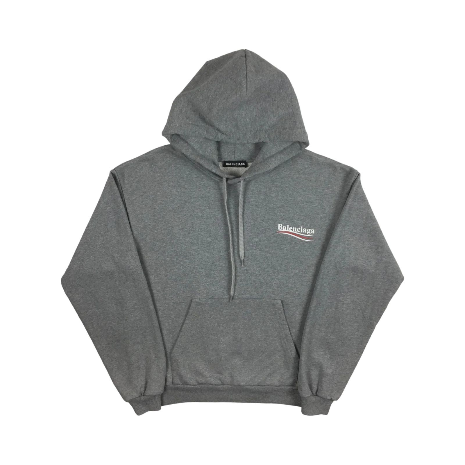 Balenciaga Balenciaga Grey Political Campaign Hoodie Size US XS / EU 42 / 0 - 1 Thumbnail