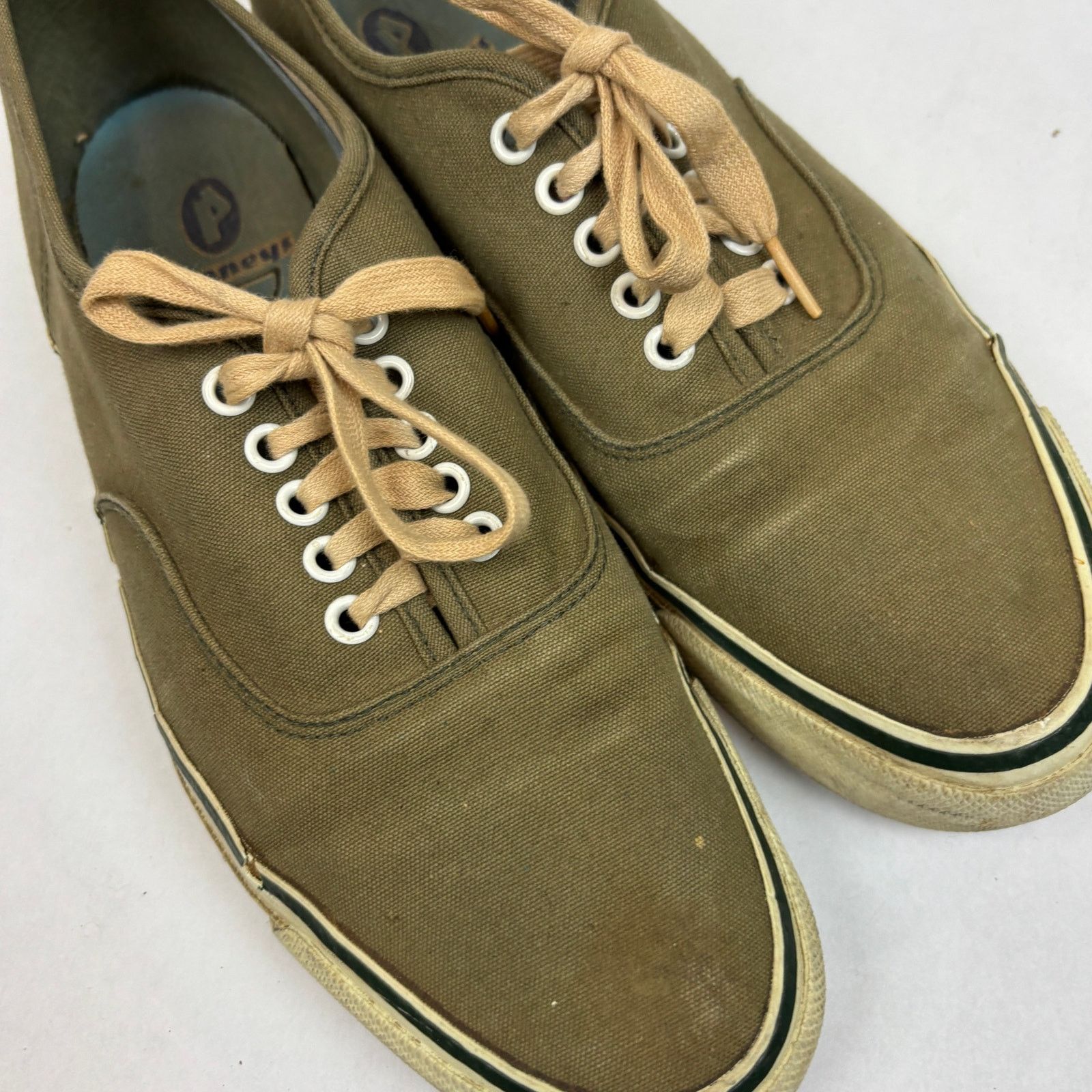 JCPenney Rare True Vintage 60s Penneys Deck Shoe Men's 10.5 Size US 10.5 / EU 43-44 - 13 Thumbnail