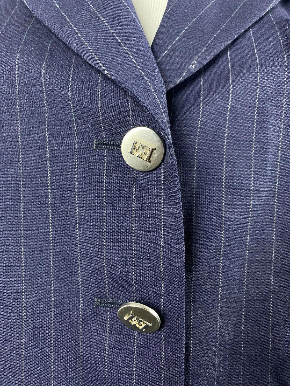 Escada Escada Navy Blue Cashmere Sport Coat Blazer Jacket Size 40 Size M / US 6-8 / IT 42-44 - 3 Thumbnail