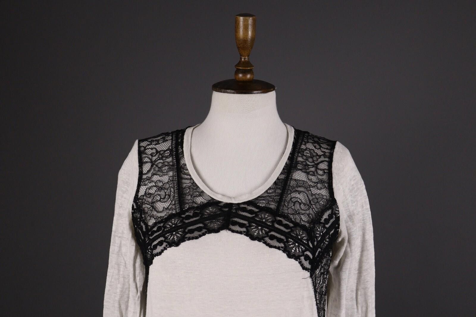 Sandro Sandro Paris Ivory Long Sleeve Top Shirt Size 2 Size S / US 4 / IT 40 - 2 Thumbnail