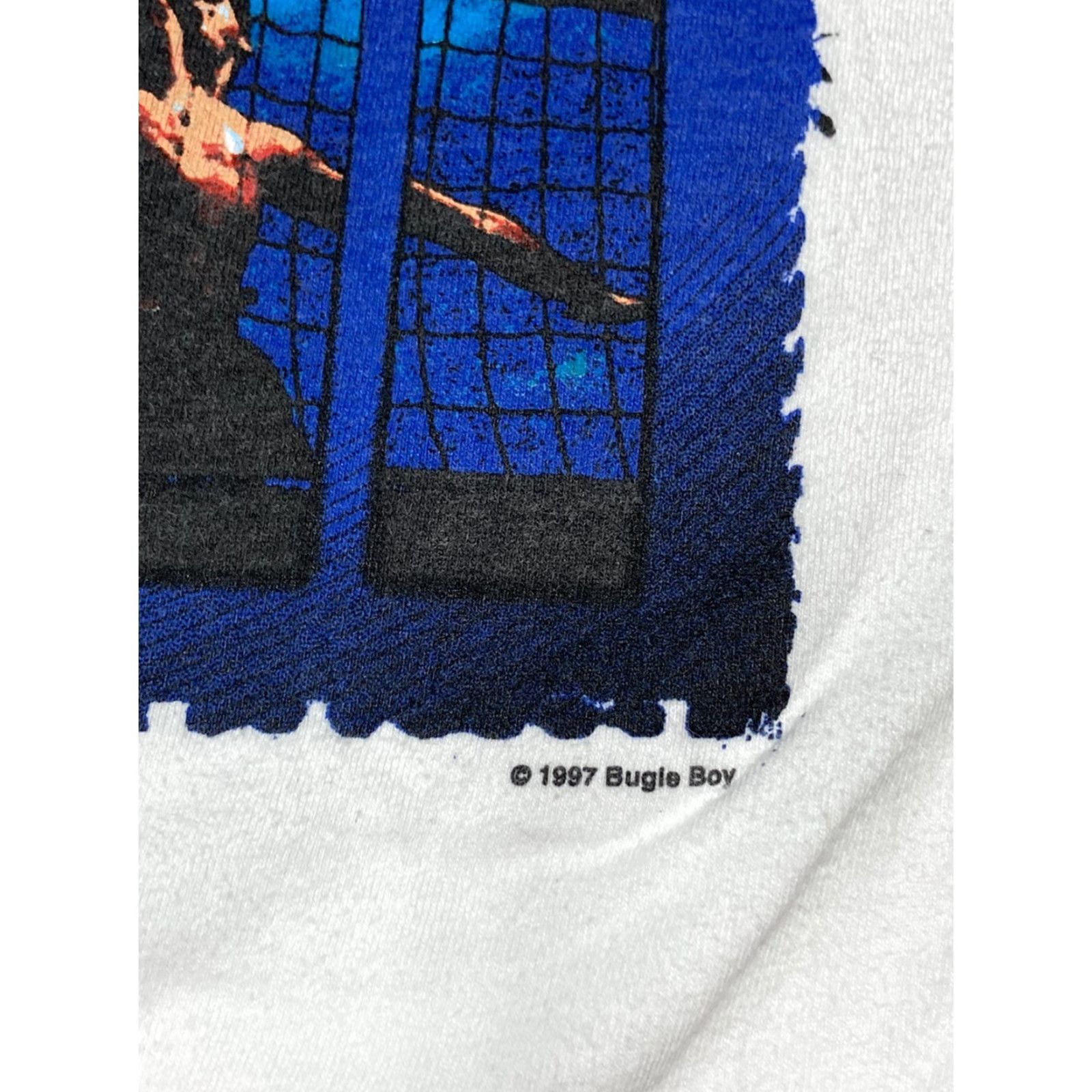Bugle Boy VINTAGE 90s Bugle Boy T Shirt Volleyball 1997 Mens XL H20 Force Single Stitch Shirt Men XL White 90s Size US XL / EU 56 / 4 - 2 Thumbnail