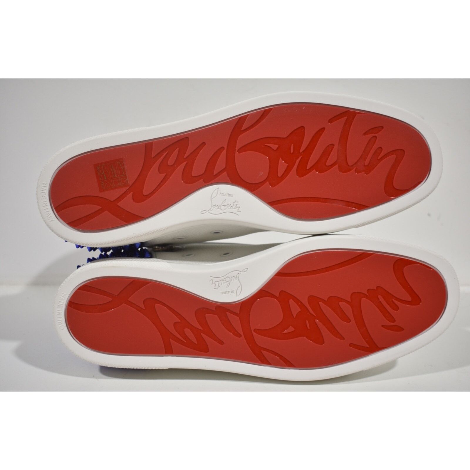 Christian Louboutin Christian Louboutin Mens Rantus Spikes White High Top Sneake Size US 10.5 / EU 43-44 - 12 Thumbnail