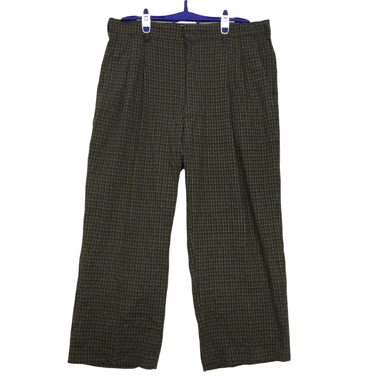Vintage Vtg VESTA PIA Plaid Long Pants Trousers Streetwear Size US 32 / EU 48 - 1 Thumbnail