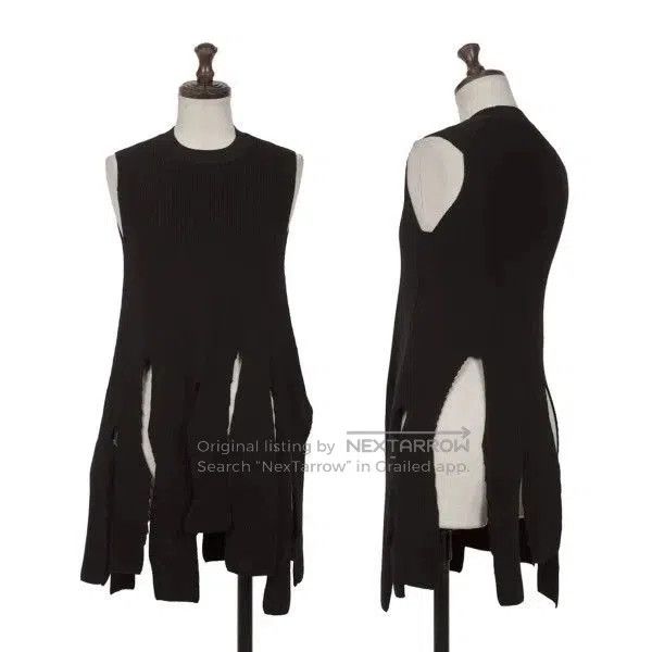 Comme des Garcons COMME des GARCONS Vintage Ripped Knit Top. Size US XS / EU 42 / 0 - 1 Thumbnail