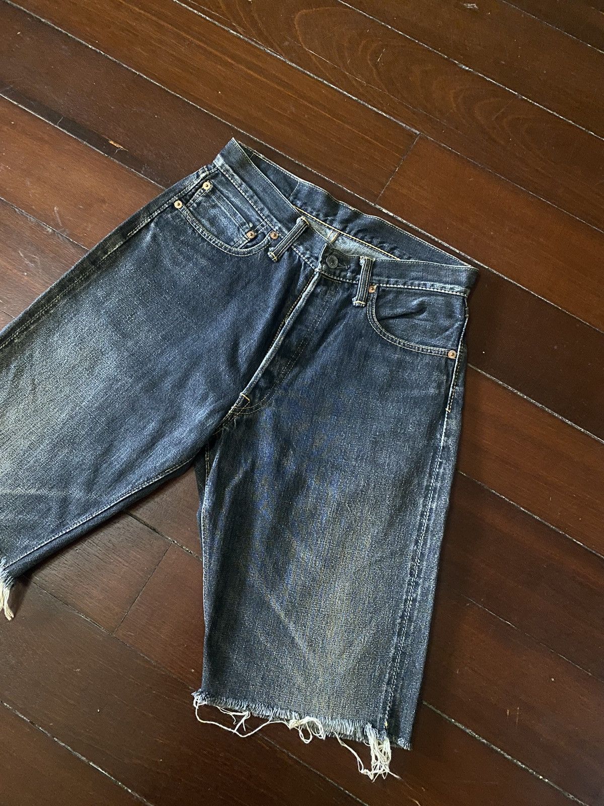 Sugar Cane Neputa Genus No.4 Wanderer by Warehouse Selvedge Jeans short Size US 30 / EU 46 - 3 Thumbnail