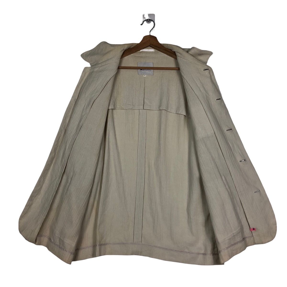 Issey Miyake 🔥Vintage Pleated Button Jacket Work Oversized Jun Men Japan Size US L / EU 52-54 / 3 - 13 Thumbnail