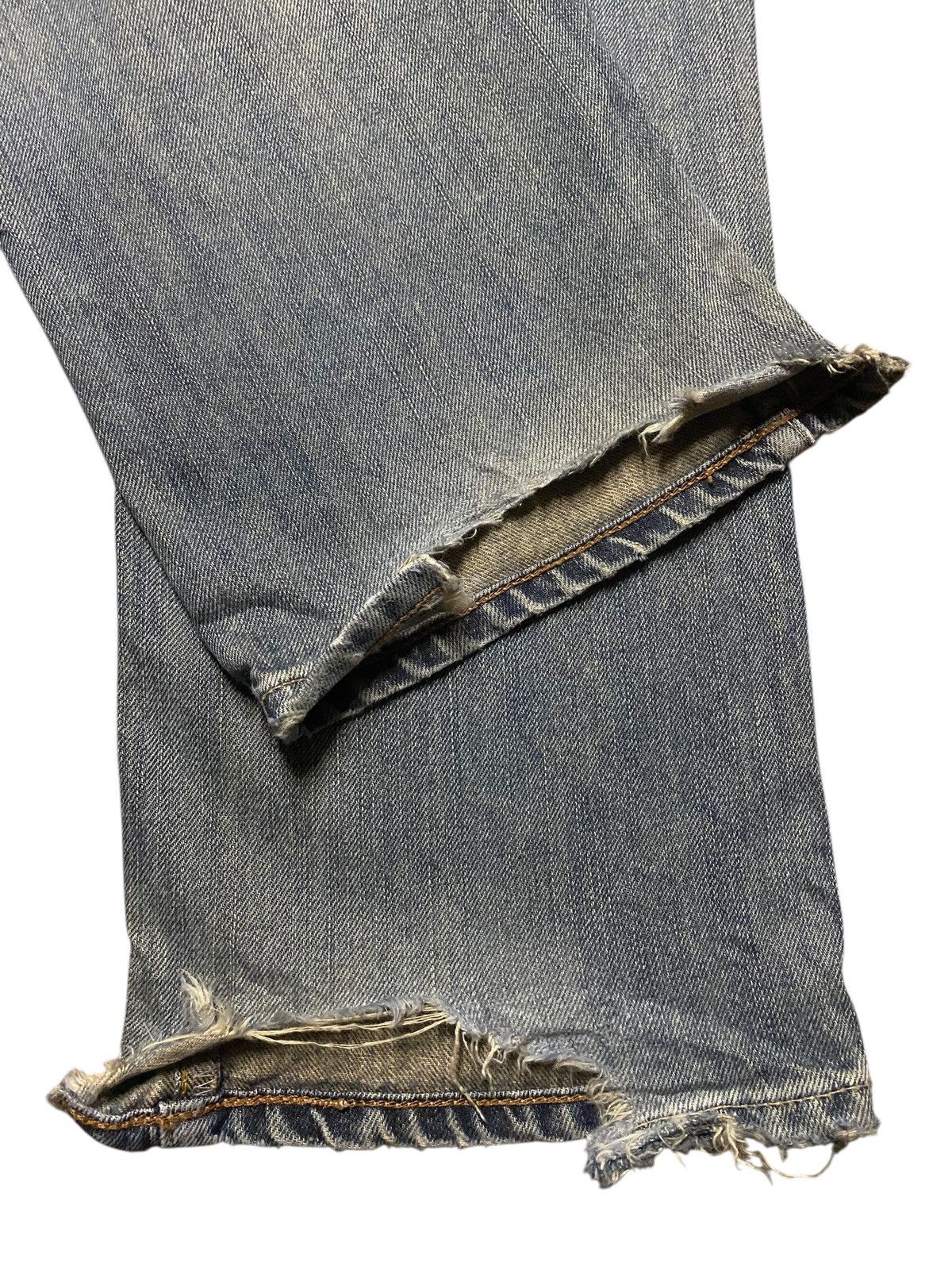 Edwin Vintage Japanese Brand Edwin 404 Faded Dustressed Loose Size US 35 - 11 Thumbnail
