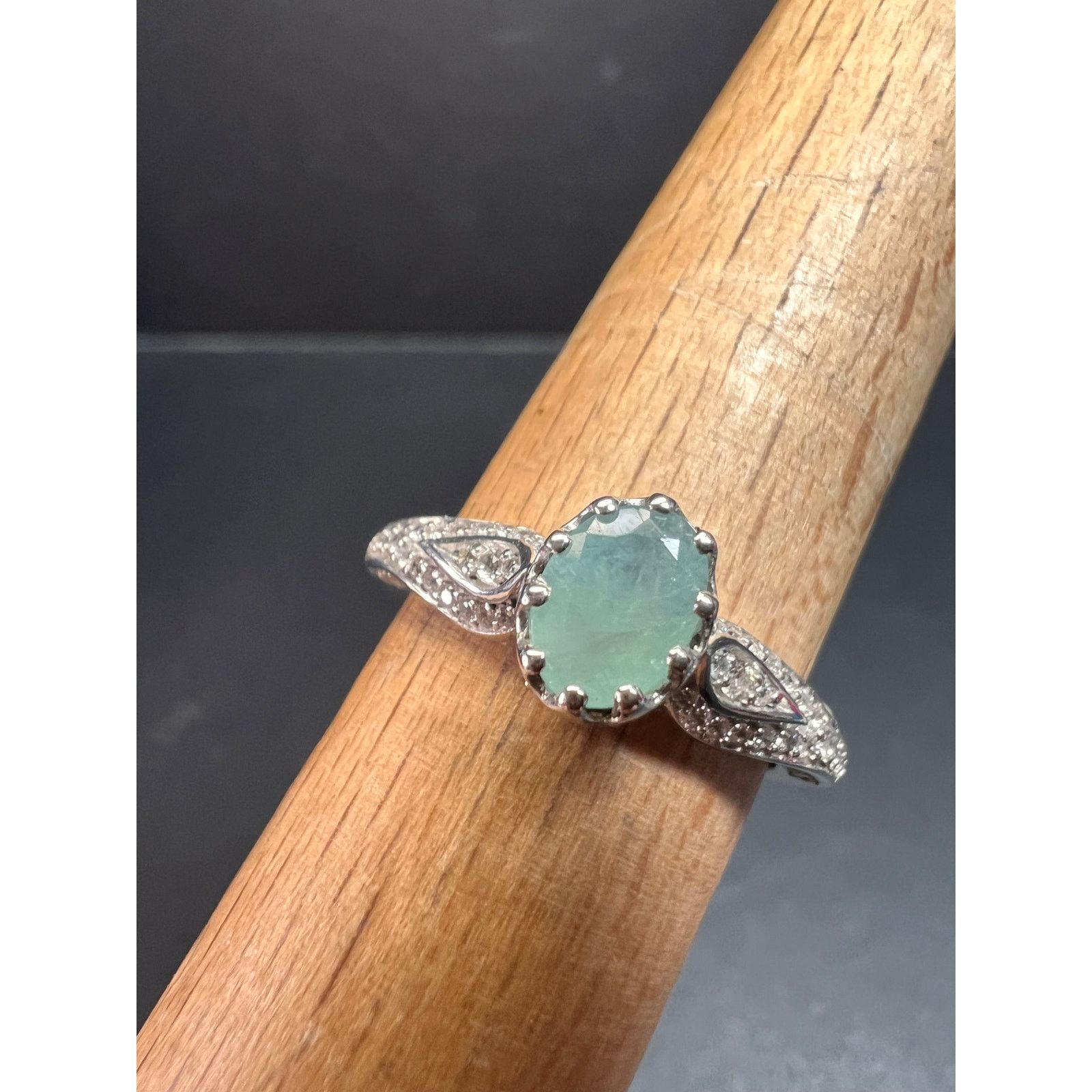 Other NEW grandidierite zircon ring in 925 silver size 8 Size ONE SIZE - 12 Thumbnail