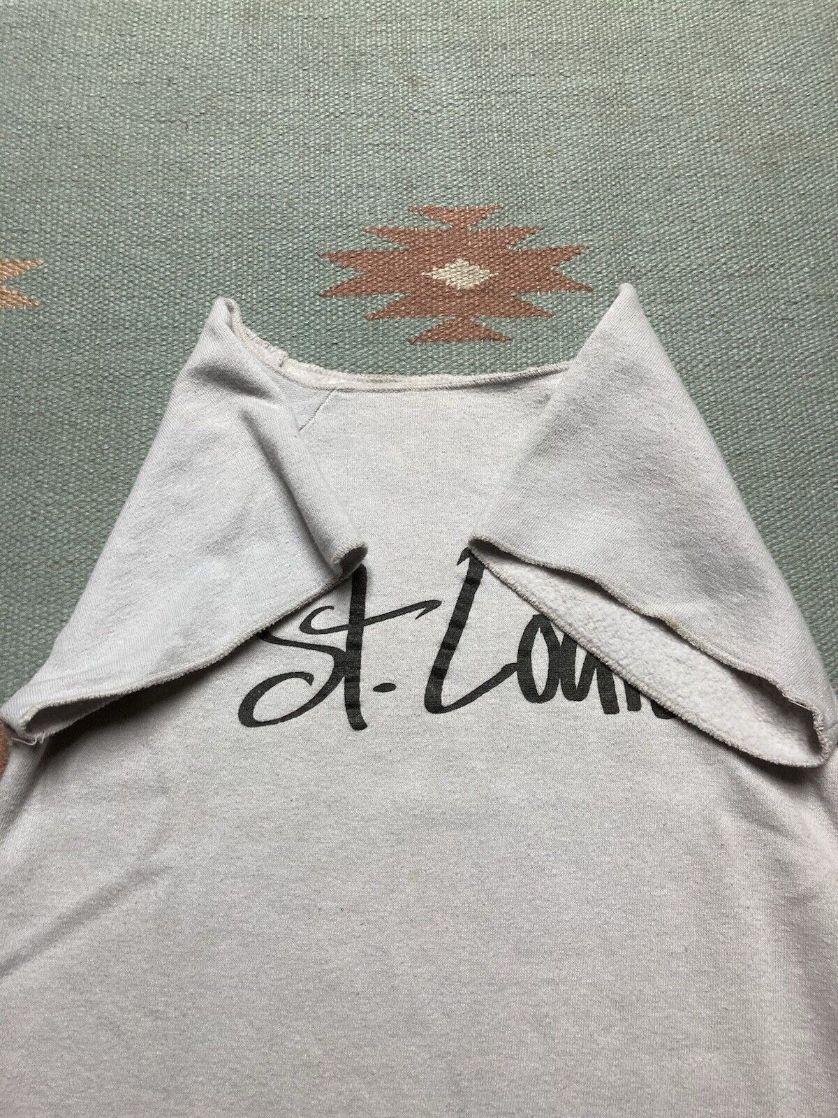 Velva Sheen × Vintage VTG 70s sweatshirt chopped sleeveless St Louis Missouri S Size S / US 4 / IT 40 - 3 Thumbnail
