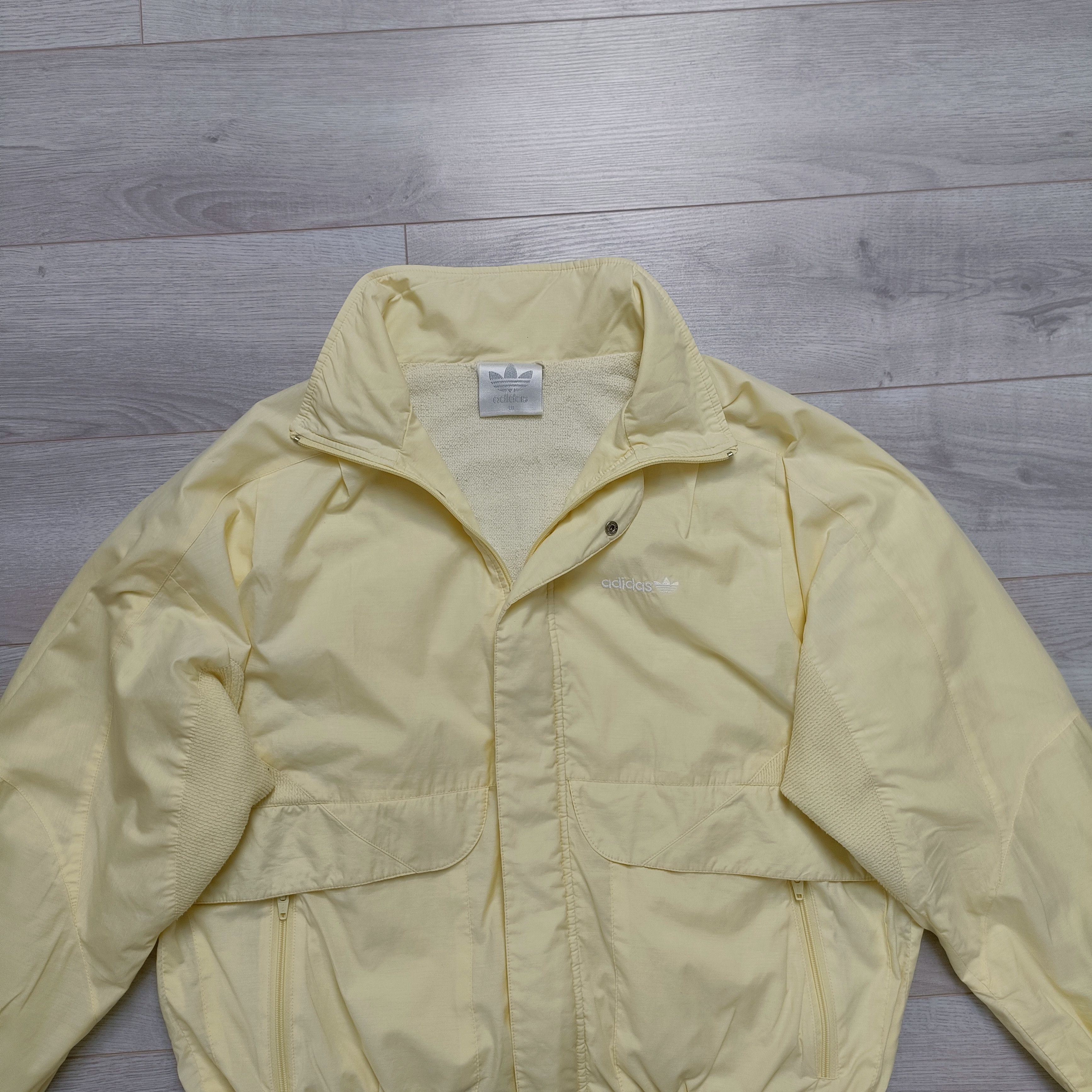 Adidas × Vintage Men's Yellow Full Zip Jacket Size US M / EU 48-50 / 2 - 2 Thumbnail