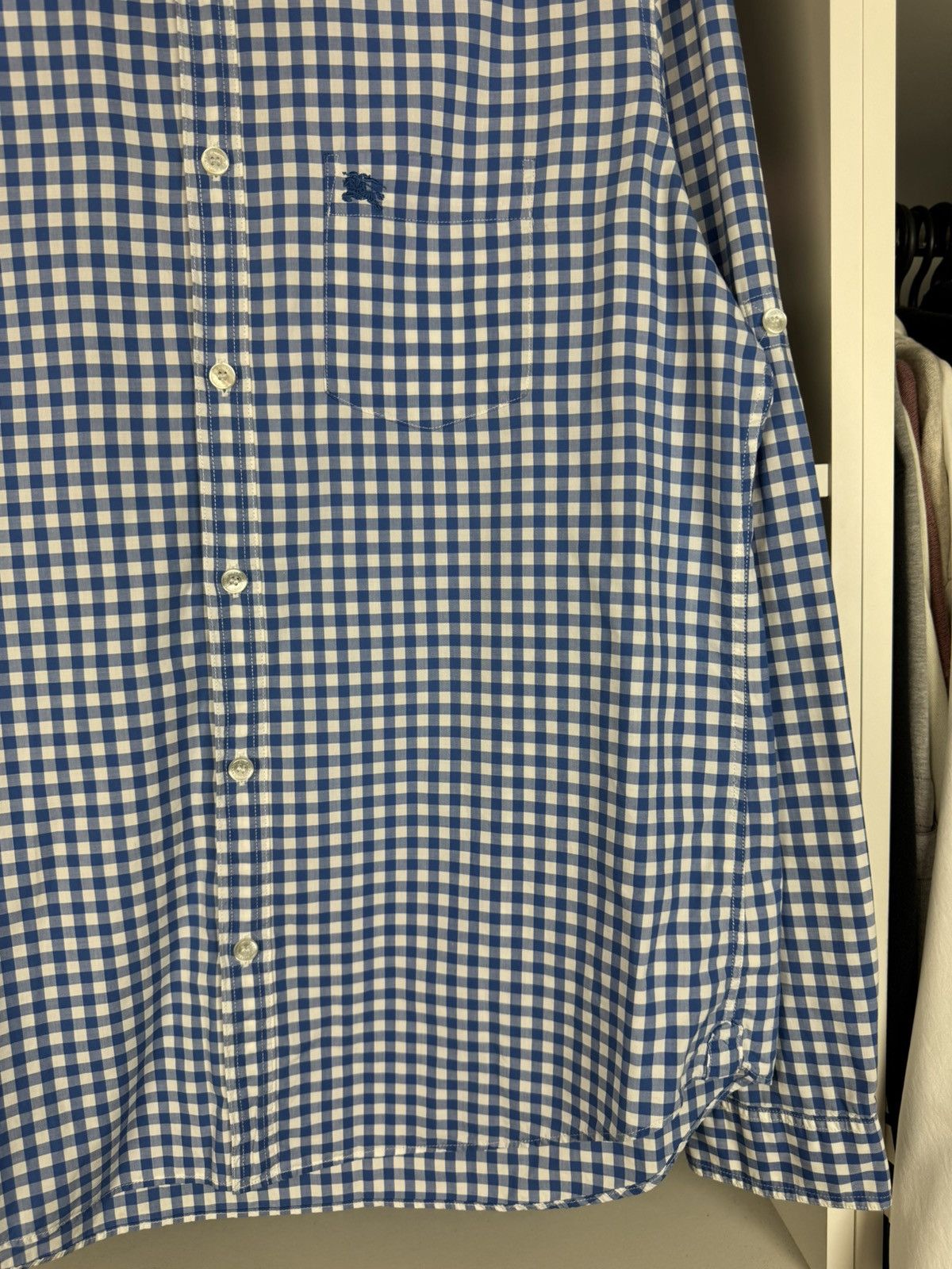 Burberry Burberry Brit Plaid Button-Down Long Sleeve Shirt Size US L / EU 52-54 / 3 - 13 Thumbnail