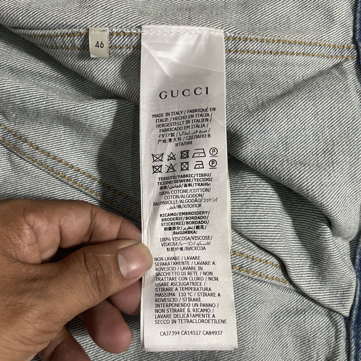 Gucci Gucci S/S20 Blue Denim Naval Theme Vest Size US S / EU 44-46 / 1 - 11 Thumbnail