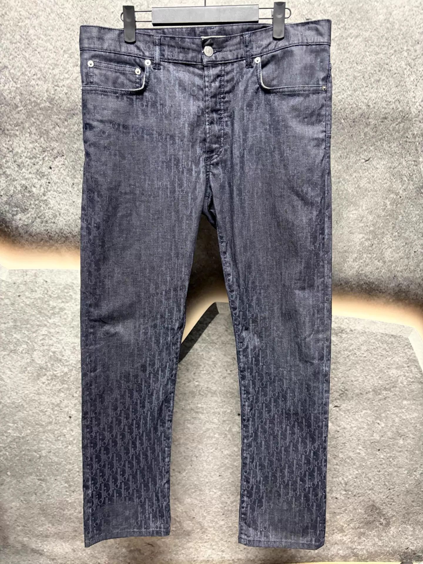 Dior Dior 33 All Over Print Jeans Size US 33 - 1 Thumbnail