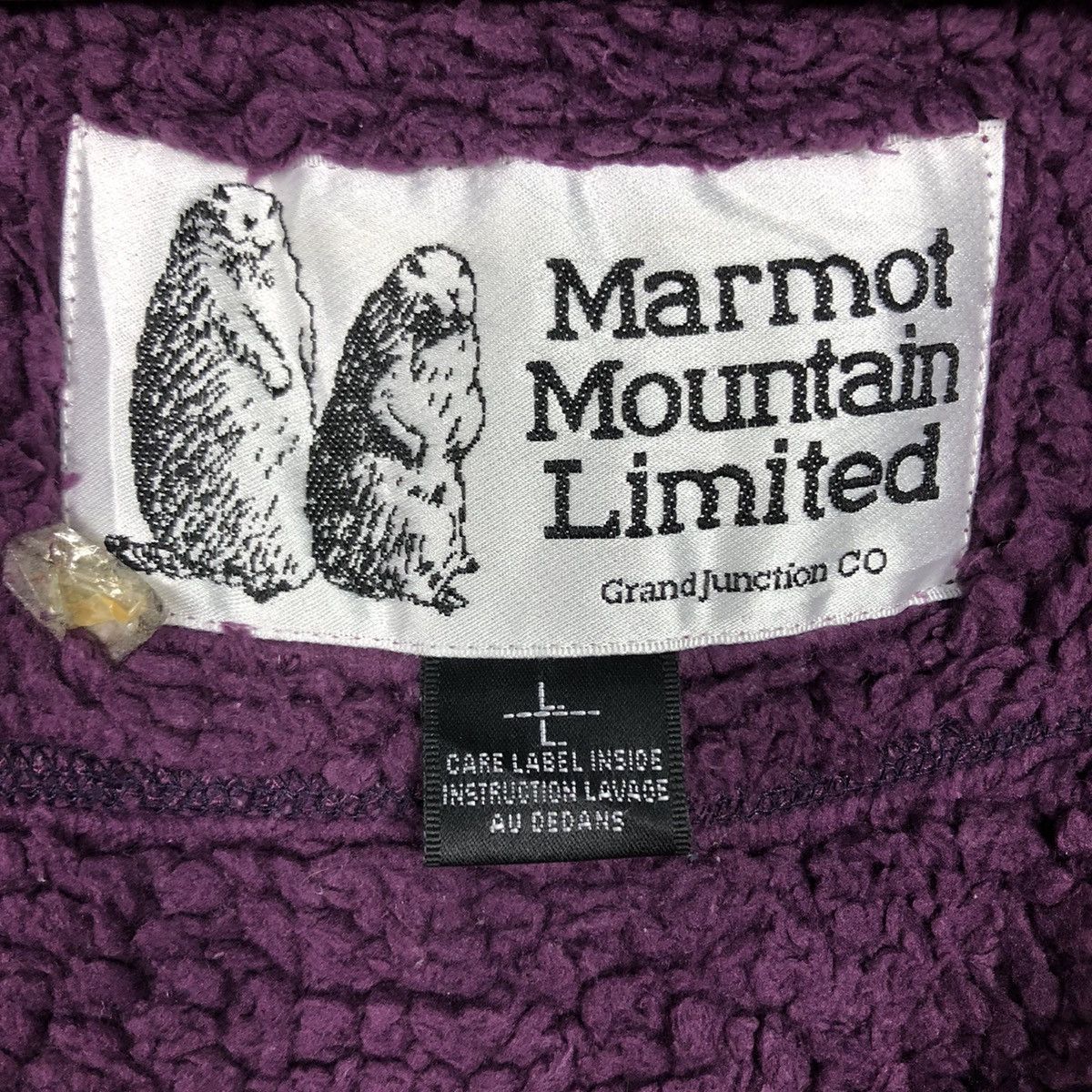 Japanese Brand × Vintage 📌Rich Purple Vintage Dip Pile Sherpa Vest Jacket Marmot Size US L / EU 52-54 / 3 - 20 Thumbnail