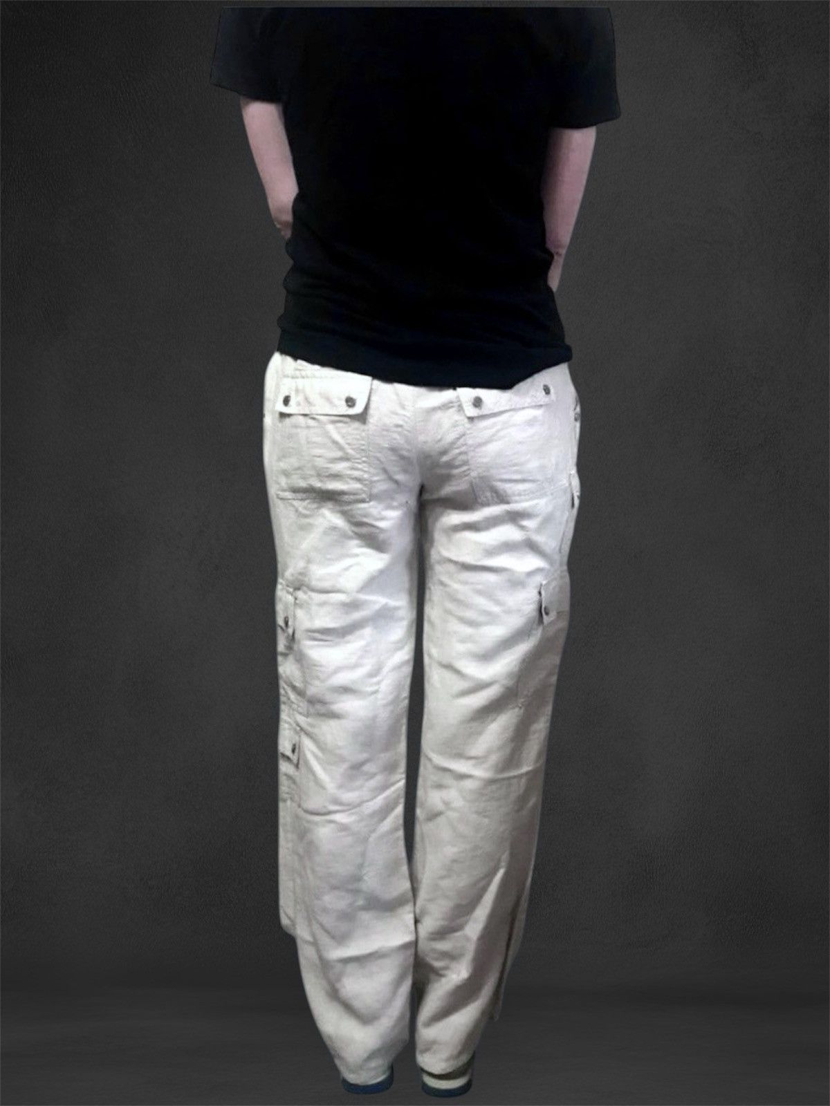 Versace Versace Shimmer Combat Multipocket Pants Cargo Trousers Size 29" - 4 Thumbnail