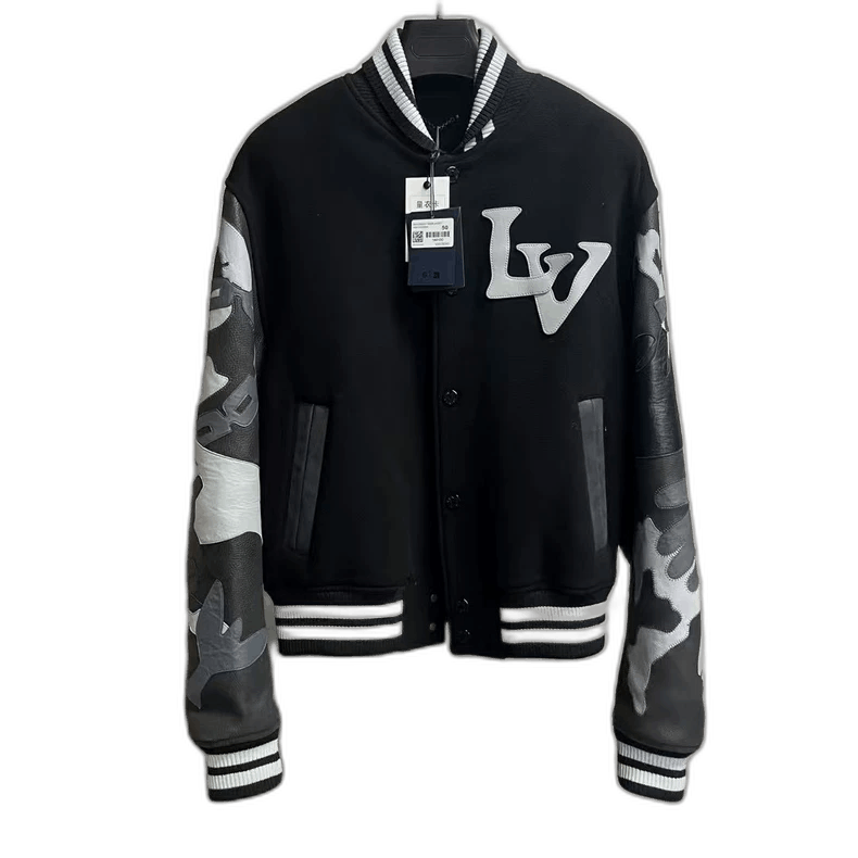 Louis Vuitton Louis Vuitton Black Camouflage Baseball Jacket Size US L / EU 52-54 / 3 - 1 Thumbnail