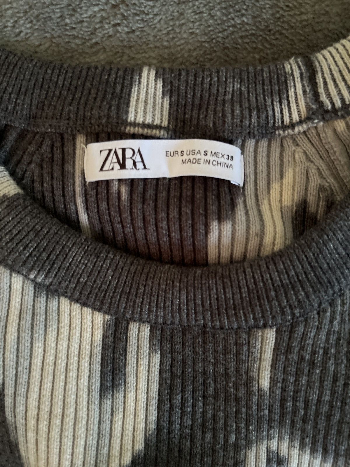 Zara Printed Knit Sweater Size US XS / EU 42 / 0 - 1 Thumbnail
