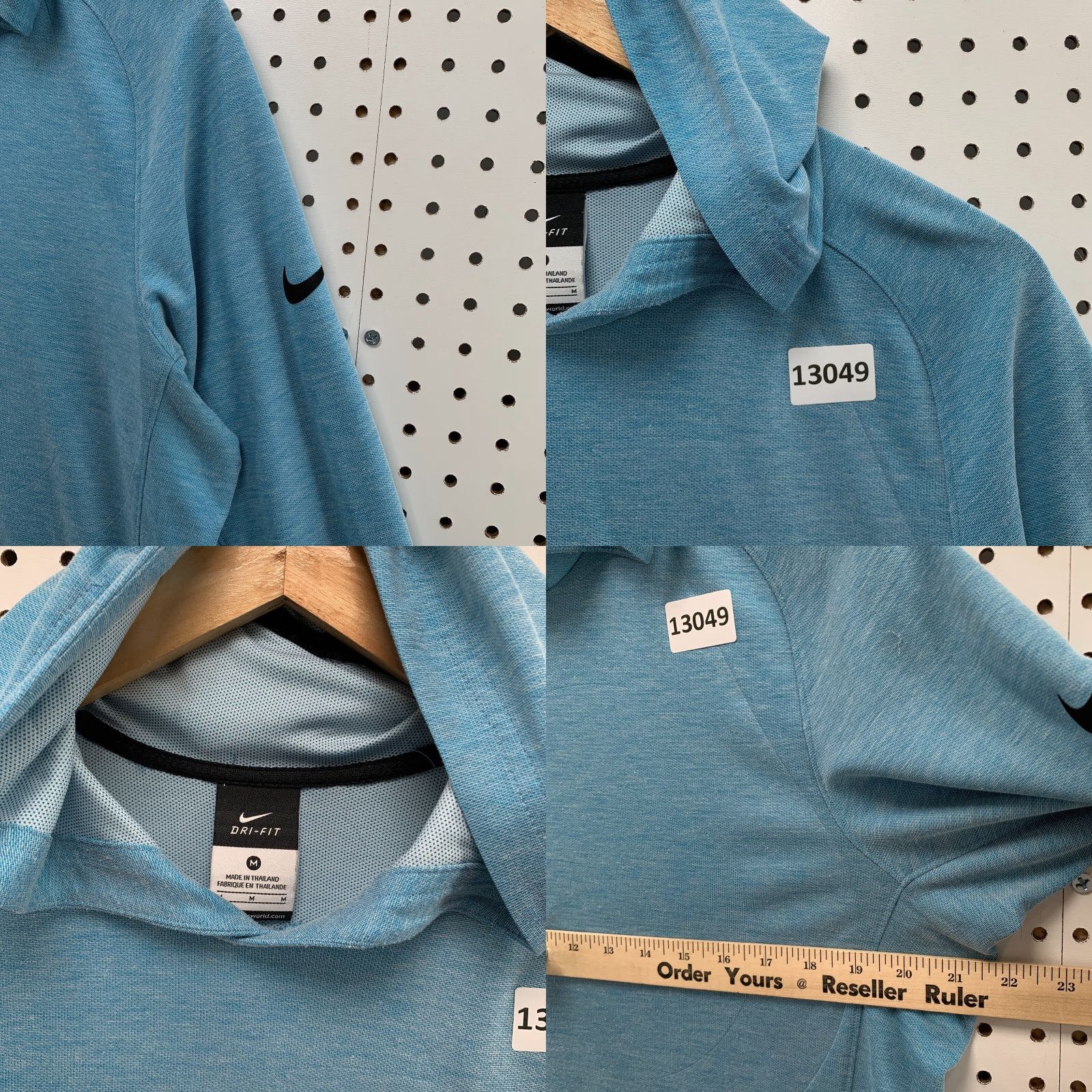 Nike Nike Dri-Fit Hooded Sweatshirt Blue Adult Medium Pullover Running Mens Size US M / EU 48-50 / 2 - 8 Thumbnail