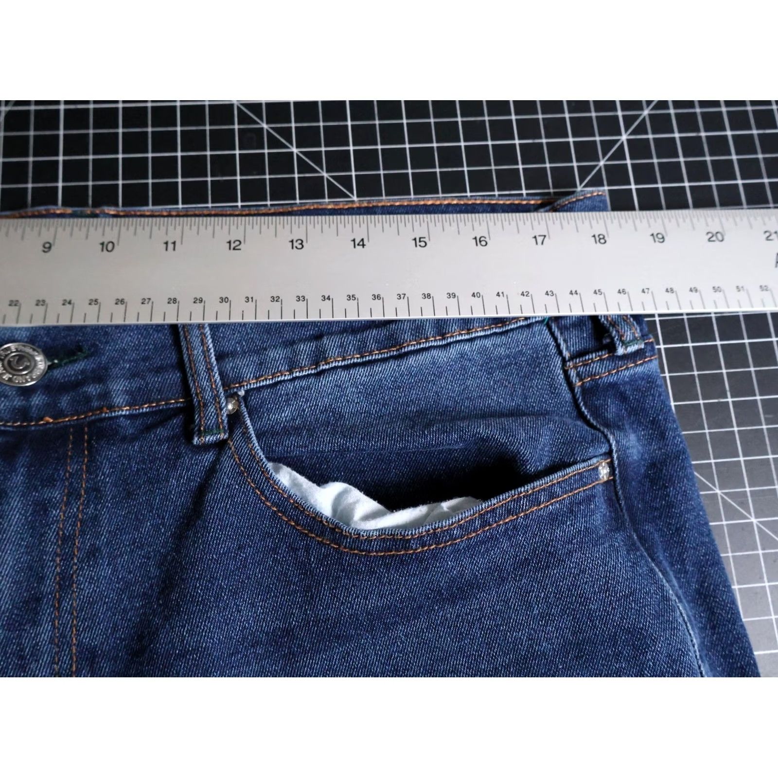 True Religion VINTAGE True Religion Jeans Mens 36 x 32 Blue Ricky Relaxed Straight Leg Cotton Blend Denim Hook Fly Size US 36 / EU 52 - 6 Thumbnail