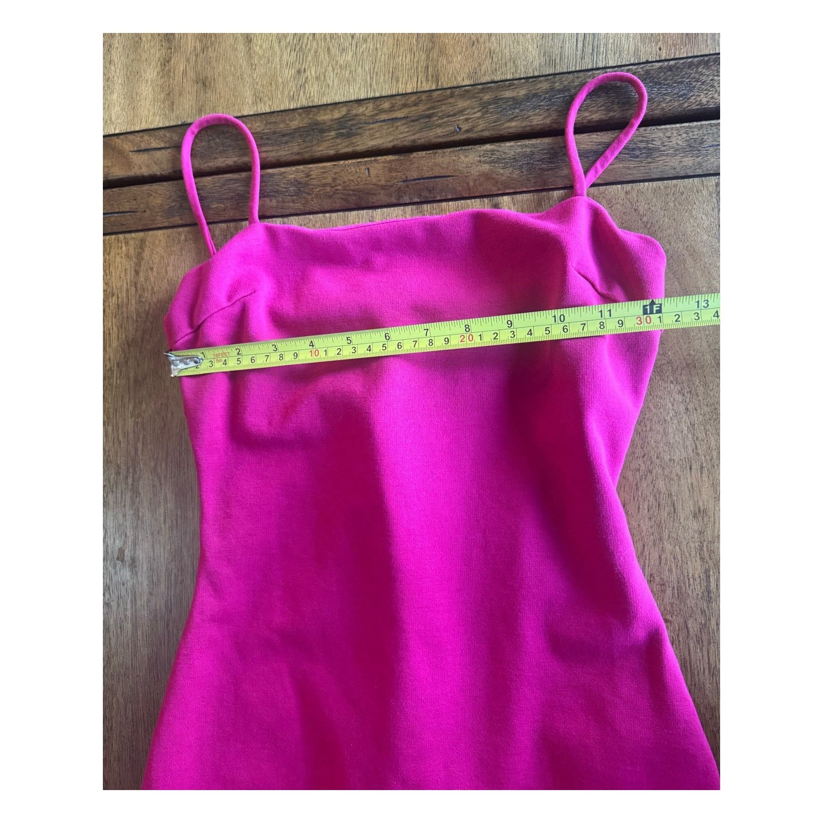 Lulus Lulus Hot Pink Bodycon Mini Dress XS Spaghetti Strap Size XS / US 0-2 / IT 36-38 - 6 Thumbnail